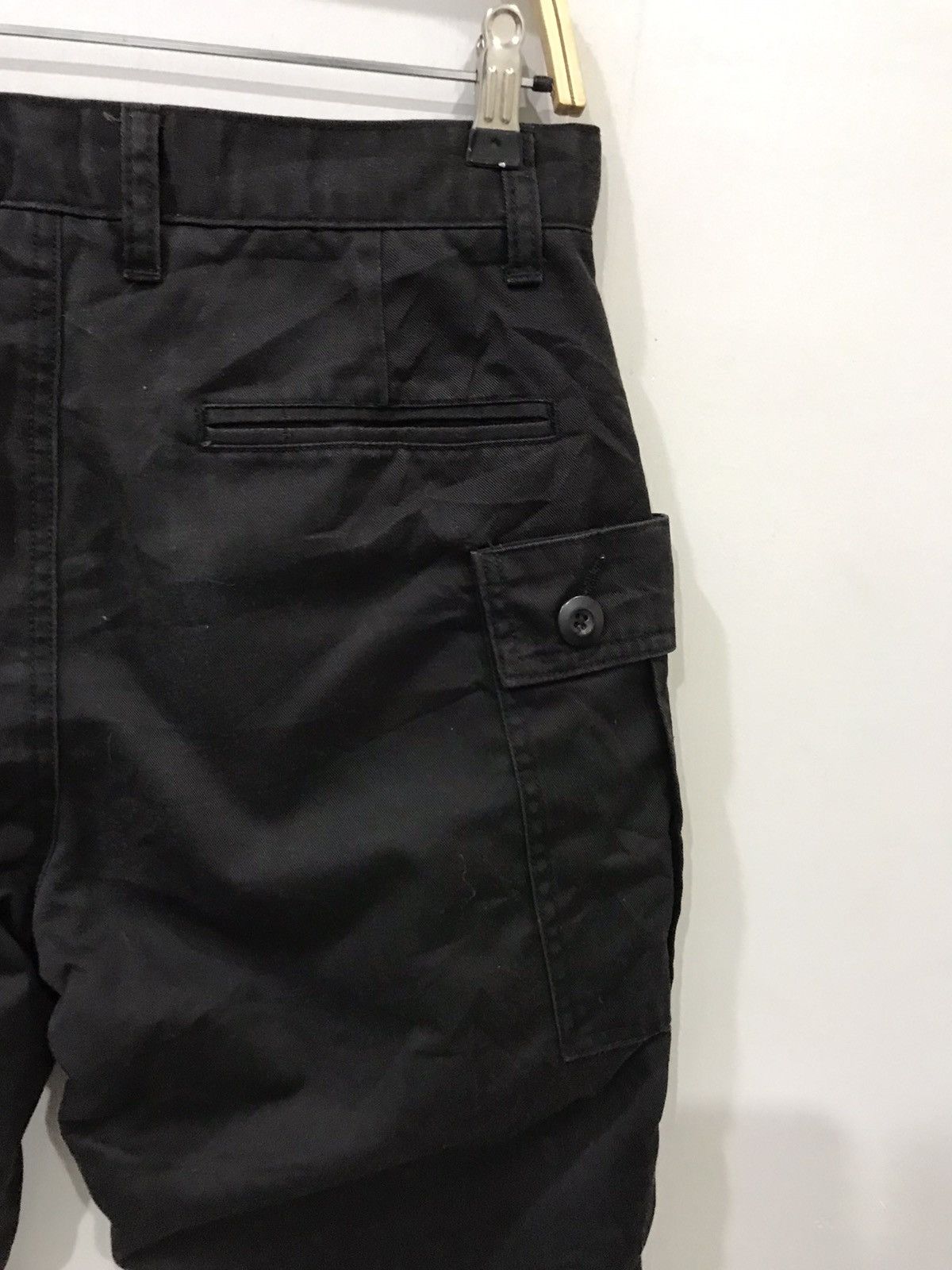 Designer × Japanese Brand Dominate Handcrafted Round Pocket wrinkle Leg Cargo Pant Size US 30 / EU 46 - 12 Thumbnail