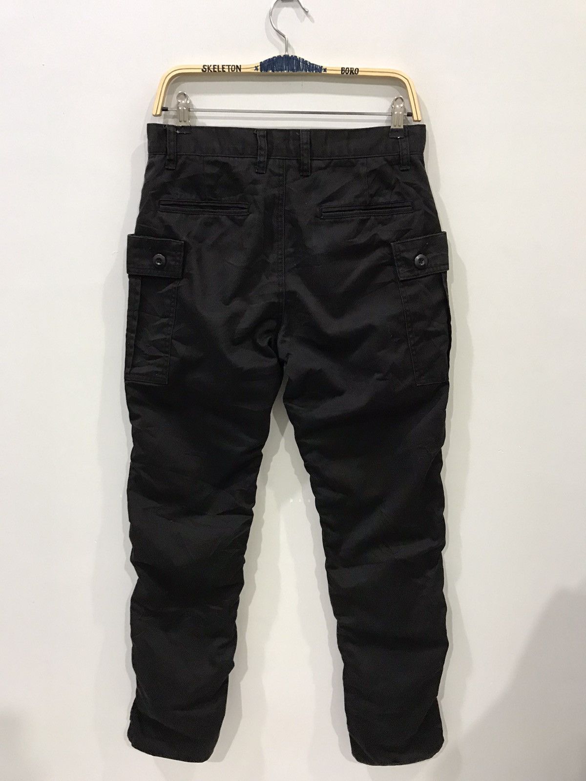 Designer × Japanese Brand Dominate Handcrafted Round Pocket wrinkle Leg Cargo Pant Size US 30 / EU 46 - 9 Thumbnail