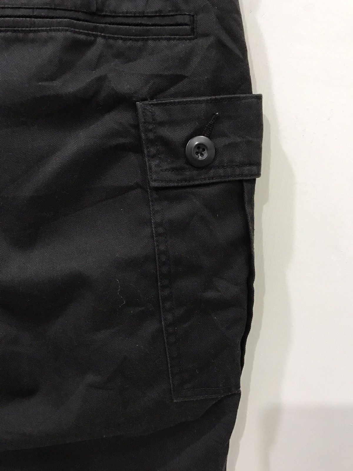 Designer × Japanese Brand Dominate Handcrafted Round Pocket wrinkle Leg Cargo Pant Size US 30 / EU 46 - 10 Thumbnail