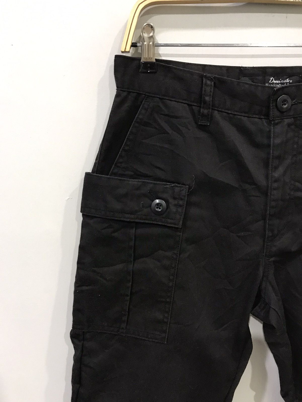 Designer × Japanese Brand Dominate Handcrafted Round Pocket wrinkle Leg Cargo Pant Size US 30 / EU 46 - 3 Thumbnail
