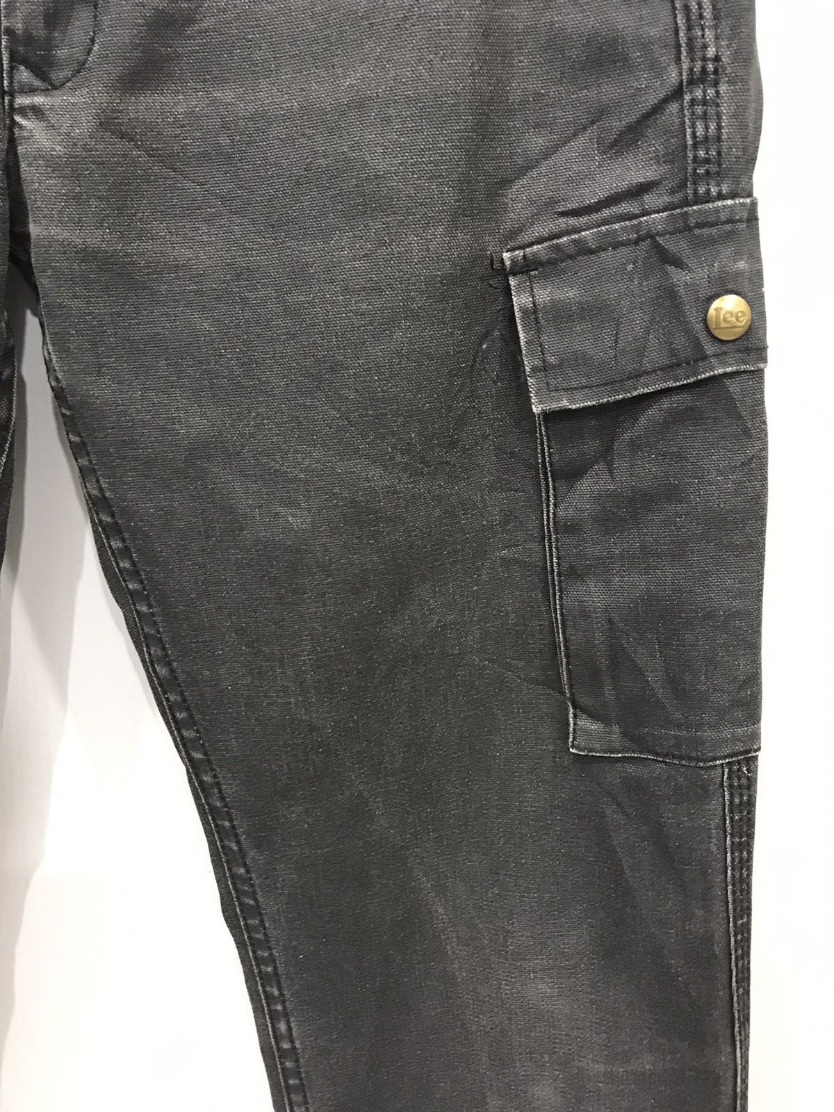 Designer × Lee Lee UNION MADE By Lyden Patch Pocket Duck Canvas Cargo Pant Size US 30 / EU 46 - 4 Thumbnail