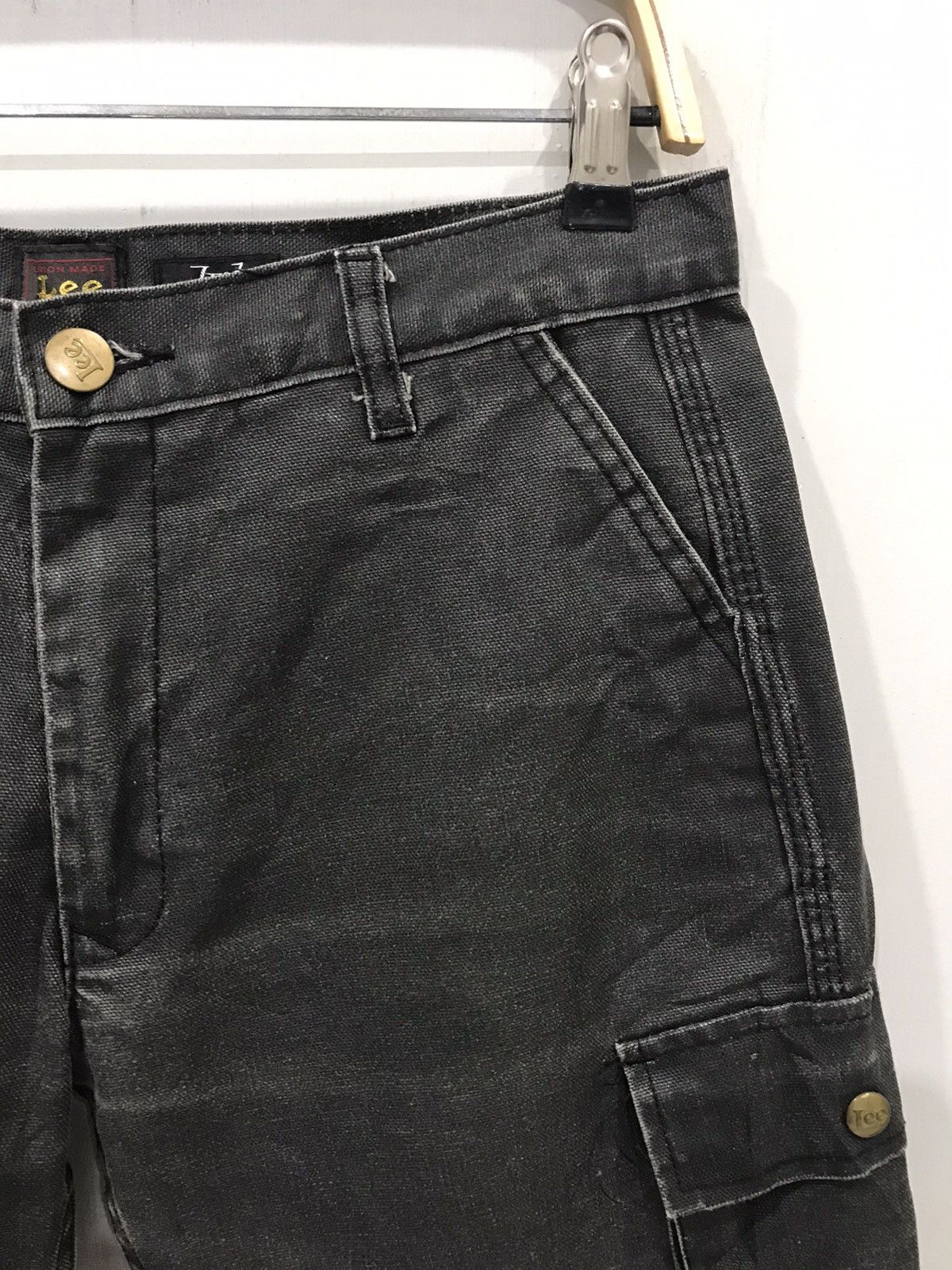 Designer × Lee Lee UNION MADE By Lyden Patch Pocket Duck Canvas Cargo Pant Size US 30 / EU 46 - 2 Thumbnail