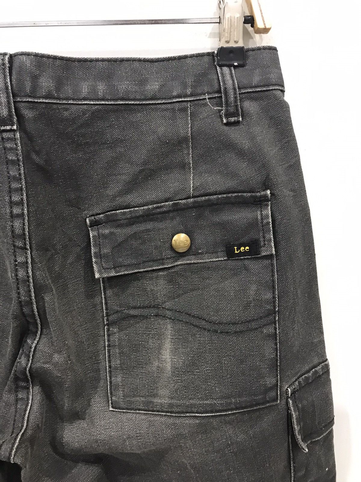 Designer × Lee Lee UNION MADE By Lyden Patch Pocket Duck Canvas Cargo Pant Size US 30 / EU 46 - 11 Thumbnail