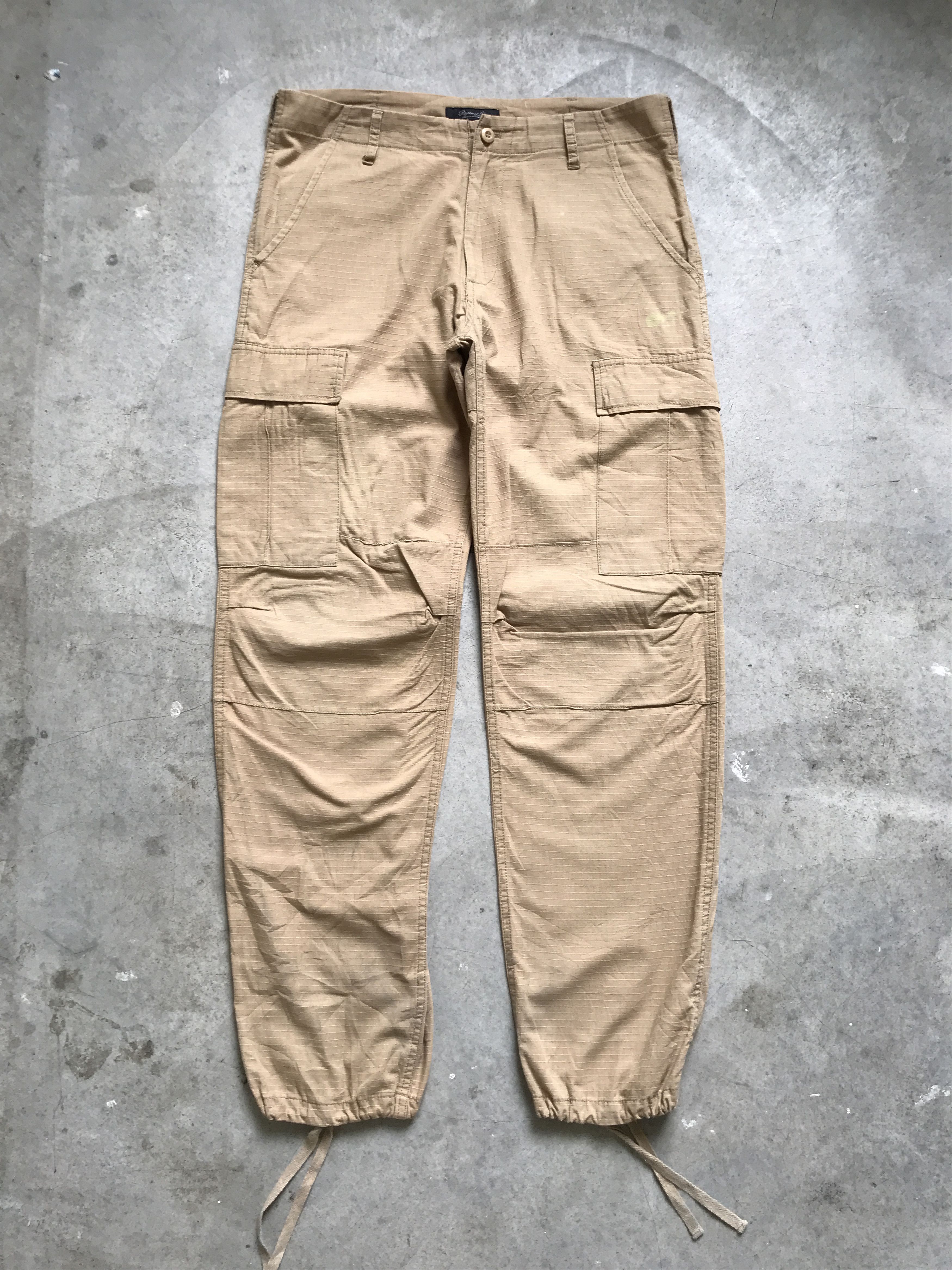 image of Cp85 United Arrow Ripstop Military Cargo Pant in Khakis, Men's (Size 31)