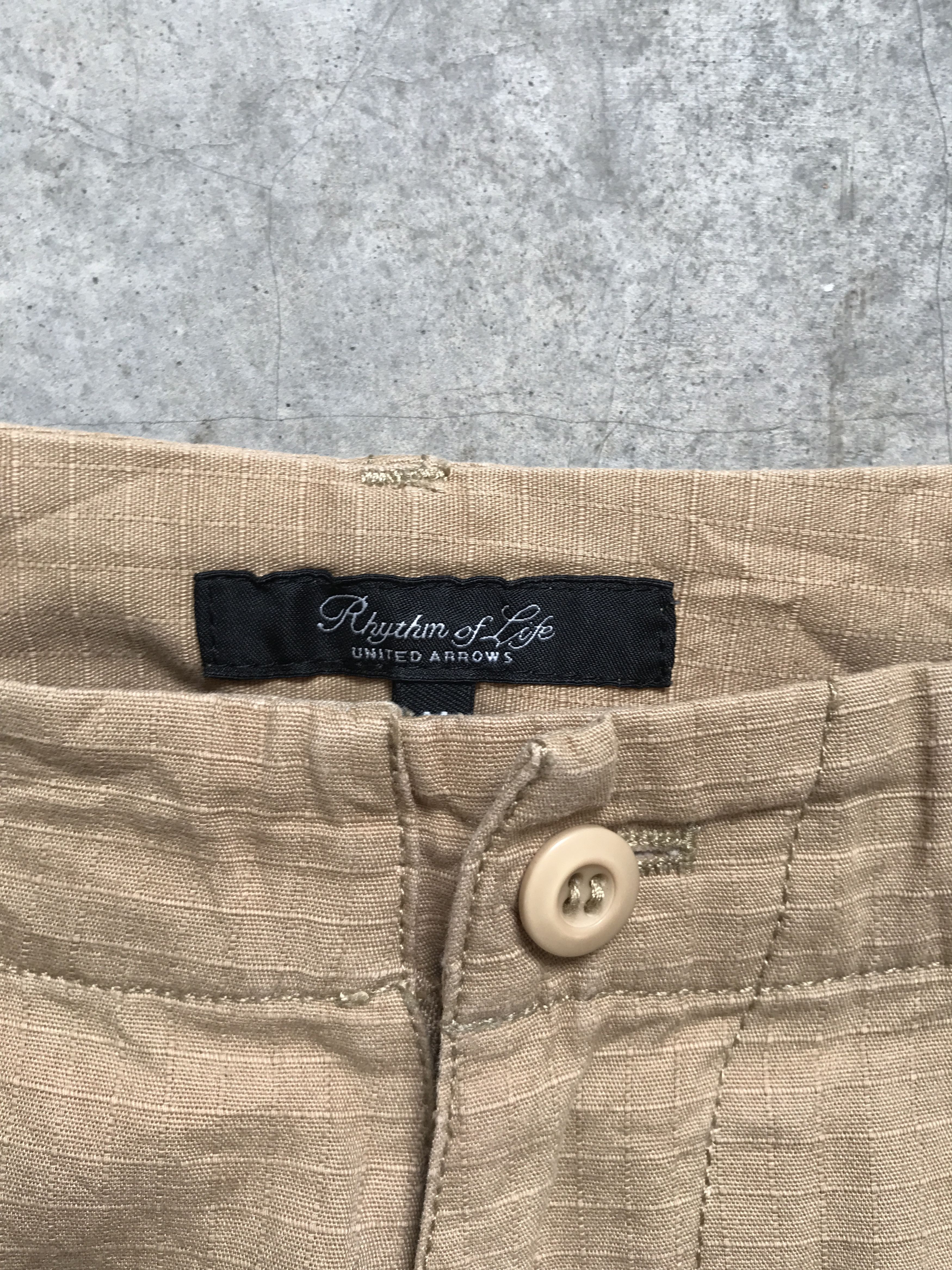 Japanese Brand CP85 UNITED ARROW Ripstop Military Cargo Pant Size US 31 - 7 Thumbnail