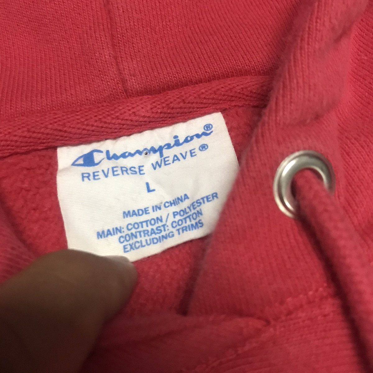 Vintage Reproduction 80s/90s Champion Hoodie Large