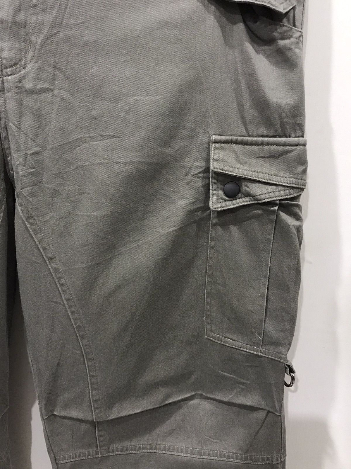 Japanese Brand × Seditionaries RARE🔥MIDAS Japan Very Rare Sick Street Style Cargo Pant Size US 31 - 6 Thumbnail