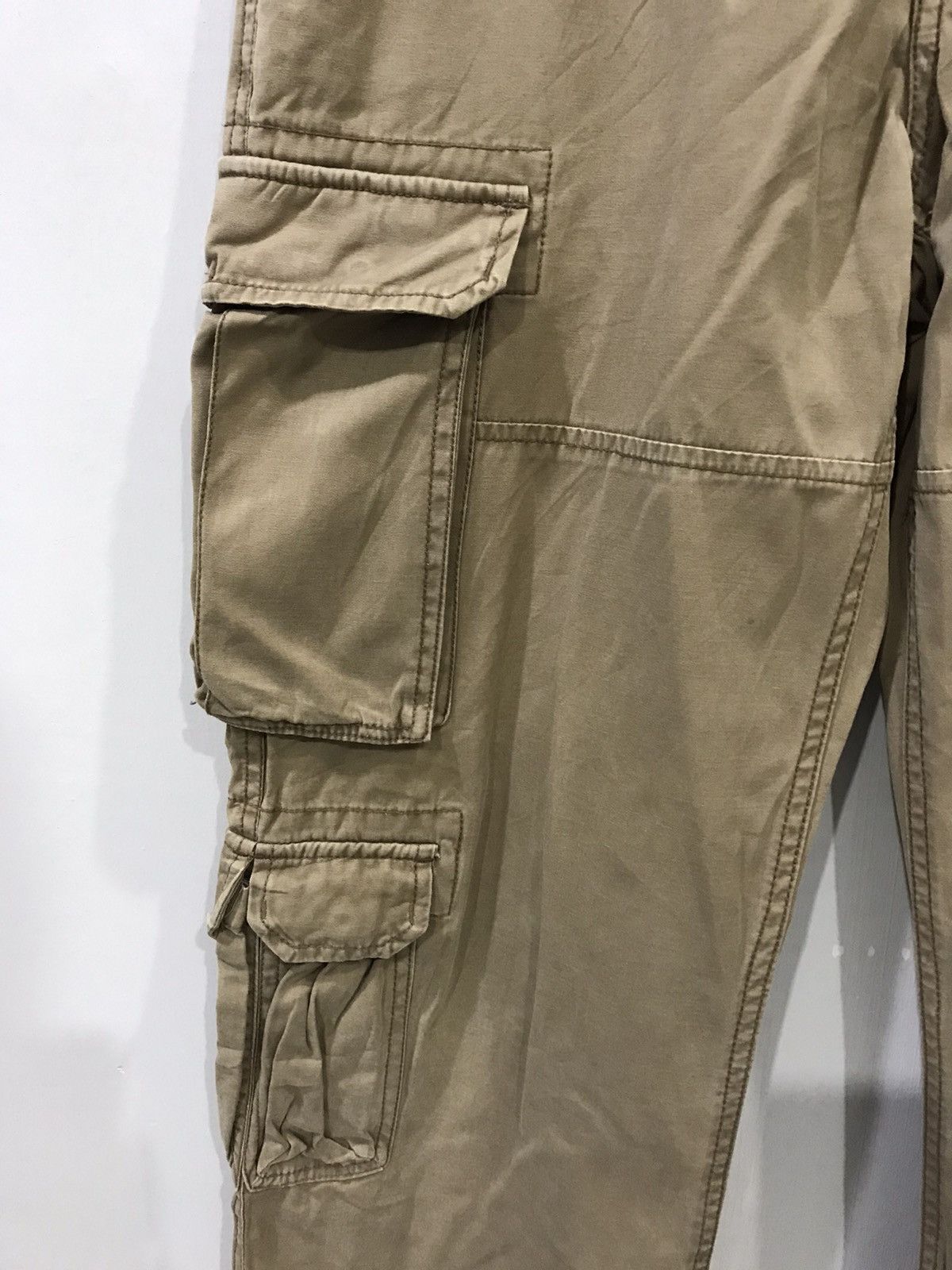 Japanese Brand SURPLUS Japan 8 Pockets Military Cargo Parachute Cargo Pant Size US 32 / EU 48 - 5 Thumbnail