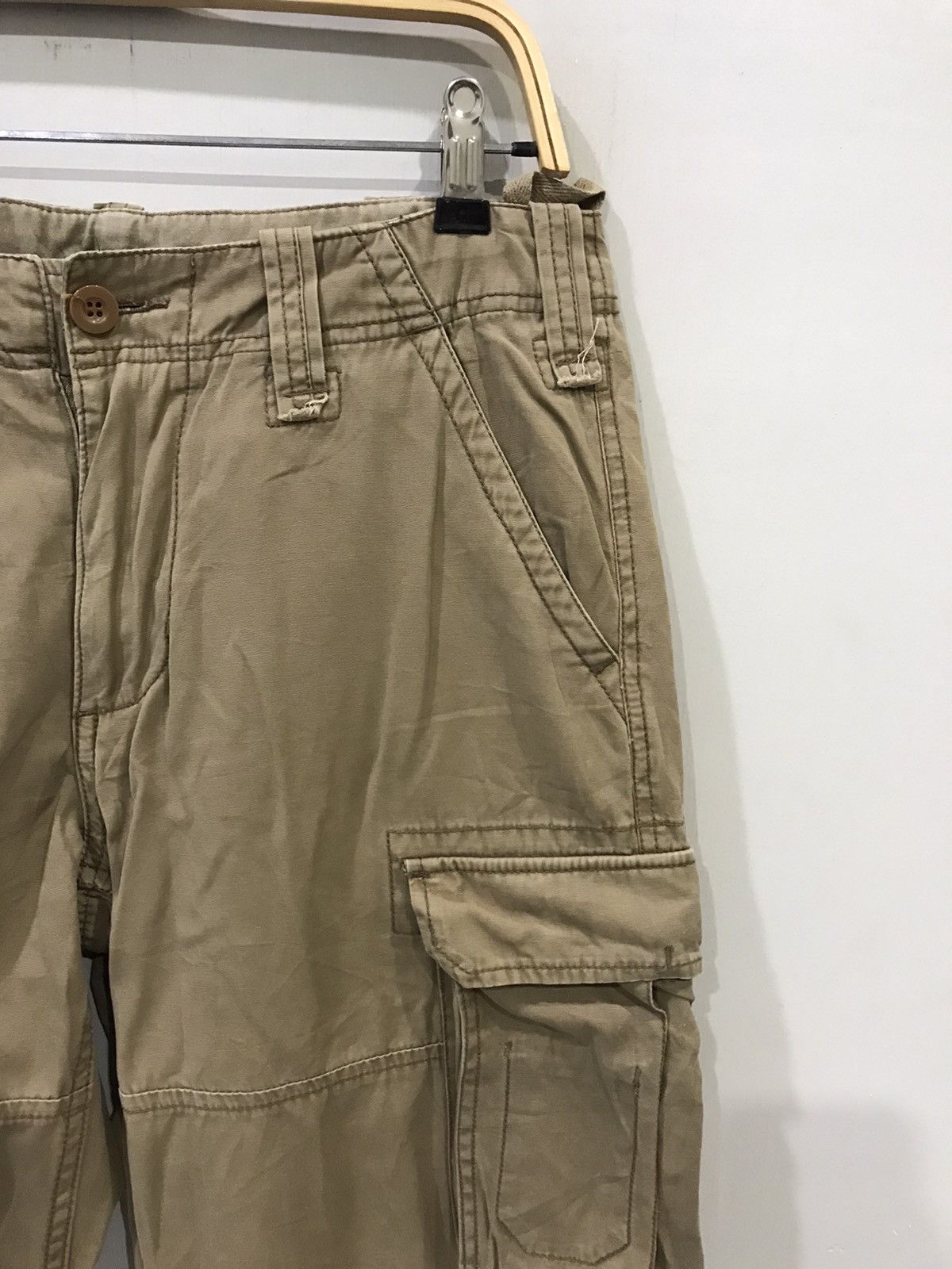 Japanese Brand SURPLUS Japan 8 Pockets Military Cargo Parachute Cargo Pant Size US 32 / EU 48 - 2 Thumbnail