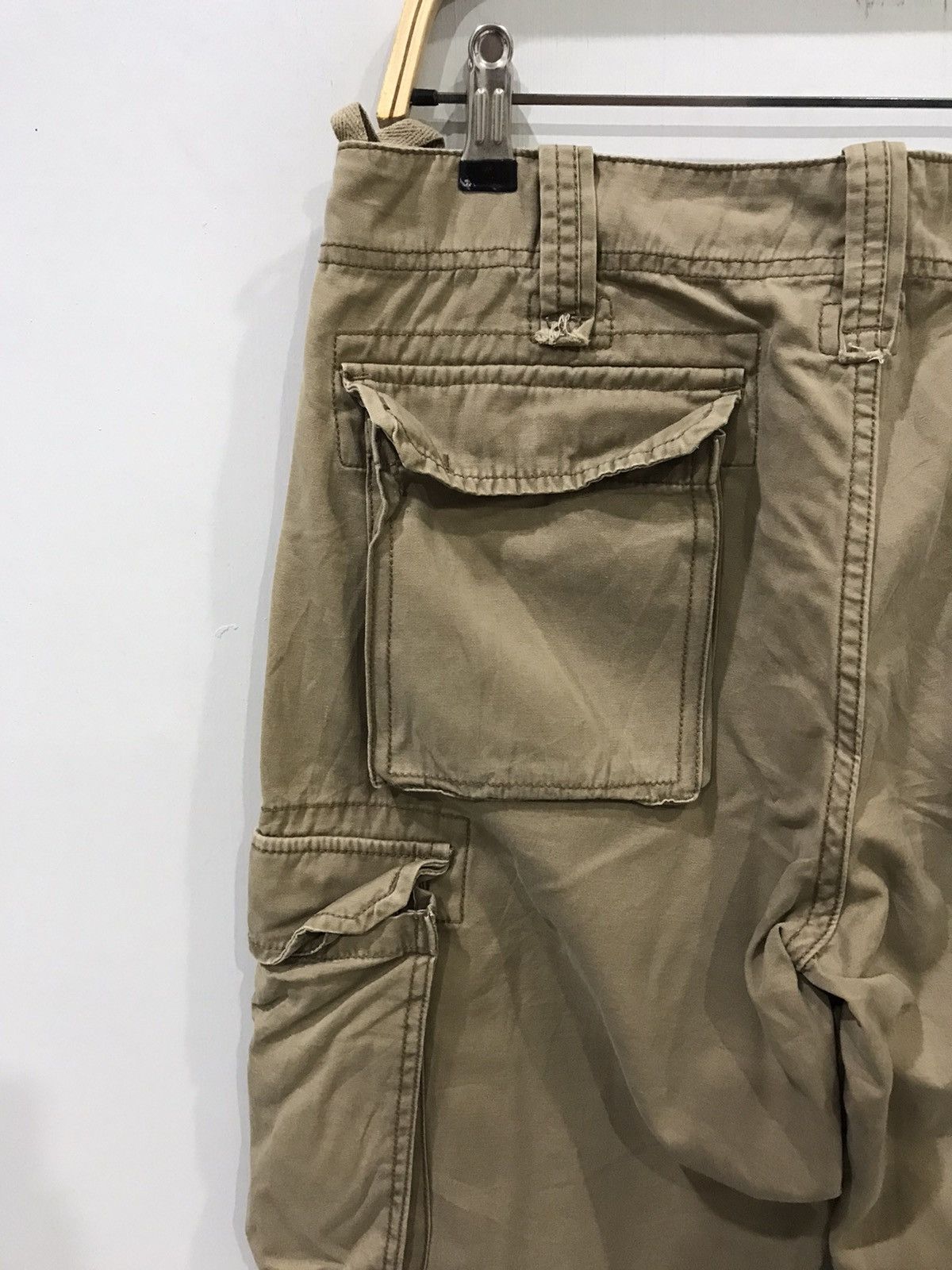 Japanese Brand SURPLUS Japan 8 Pockets Military Cargo Parachute Cargo Pant Size US 32 / EU 48 - 10 Thumbnail