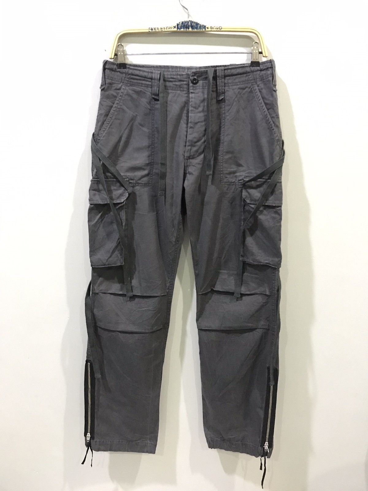 image of Mangrove Japan Tactical/utility Bondage Military Cargo Pant in Grey, Men's (Size 31)