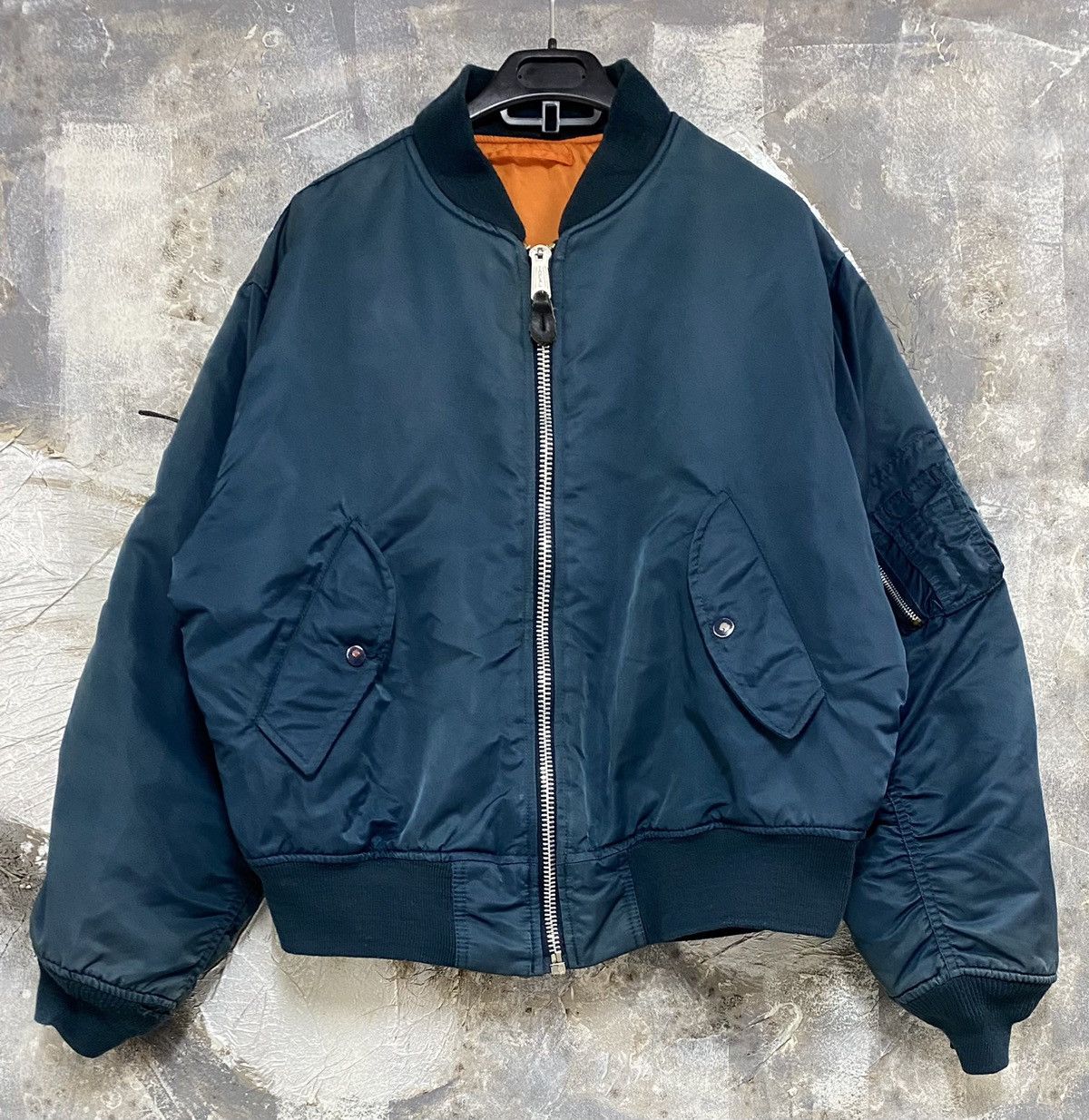 ジャケット・アウター ALPHA INDUSTRIES MA-1 INTERMEDIATE L Vintage Alpha Industries MA-1 Intermediate Flight Bomber