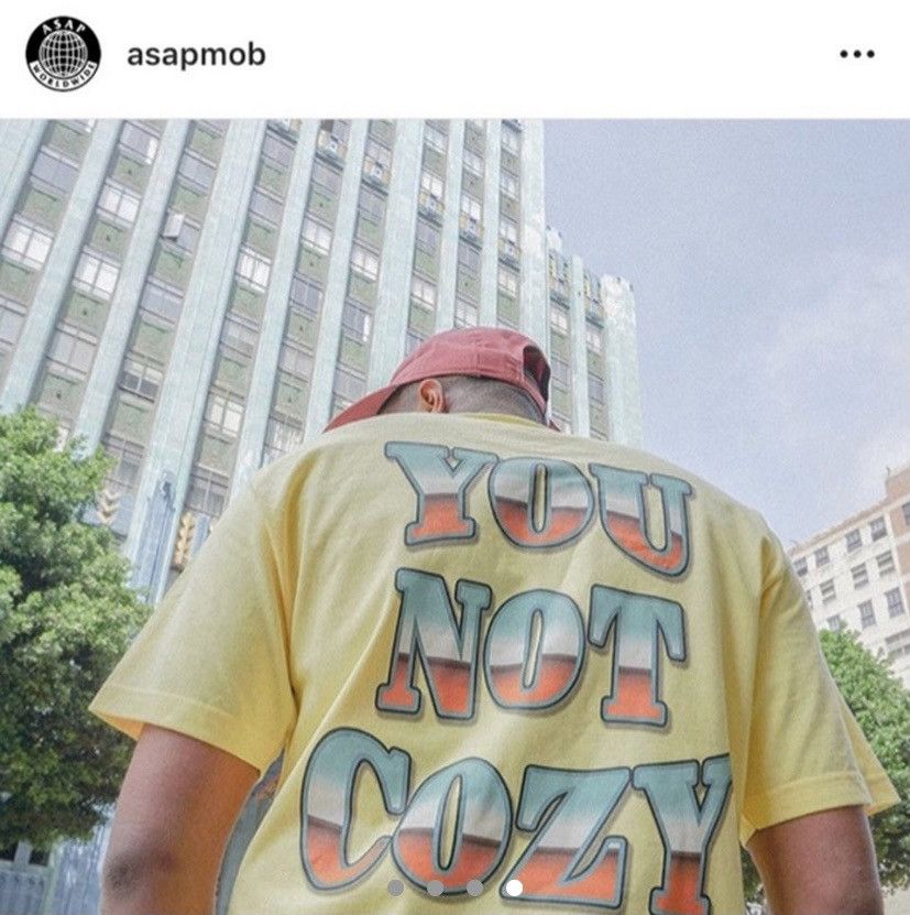 A$AP Rocky × AWGE × Marino Infantry NEW Cozy World Asap Mob You Not Cozy Merch Tee Size US XXL / EU 58 / 5 - 8 Thumbnail