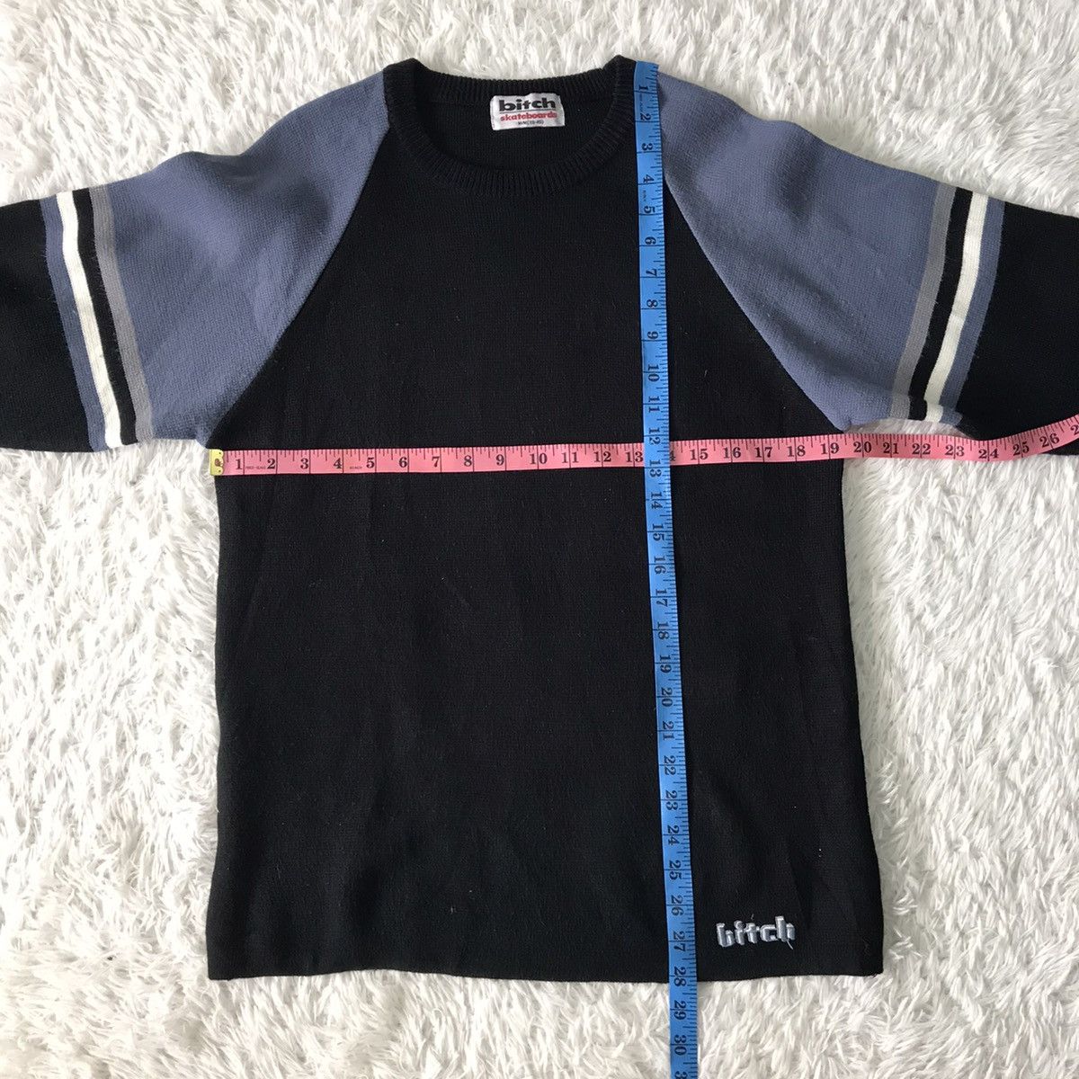 Vintage Vtg Bitch Skateboards Sweater Jumper/Sweatshirt Size US M / EU 48-50 / 2 - 12 Thumbnail
