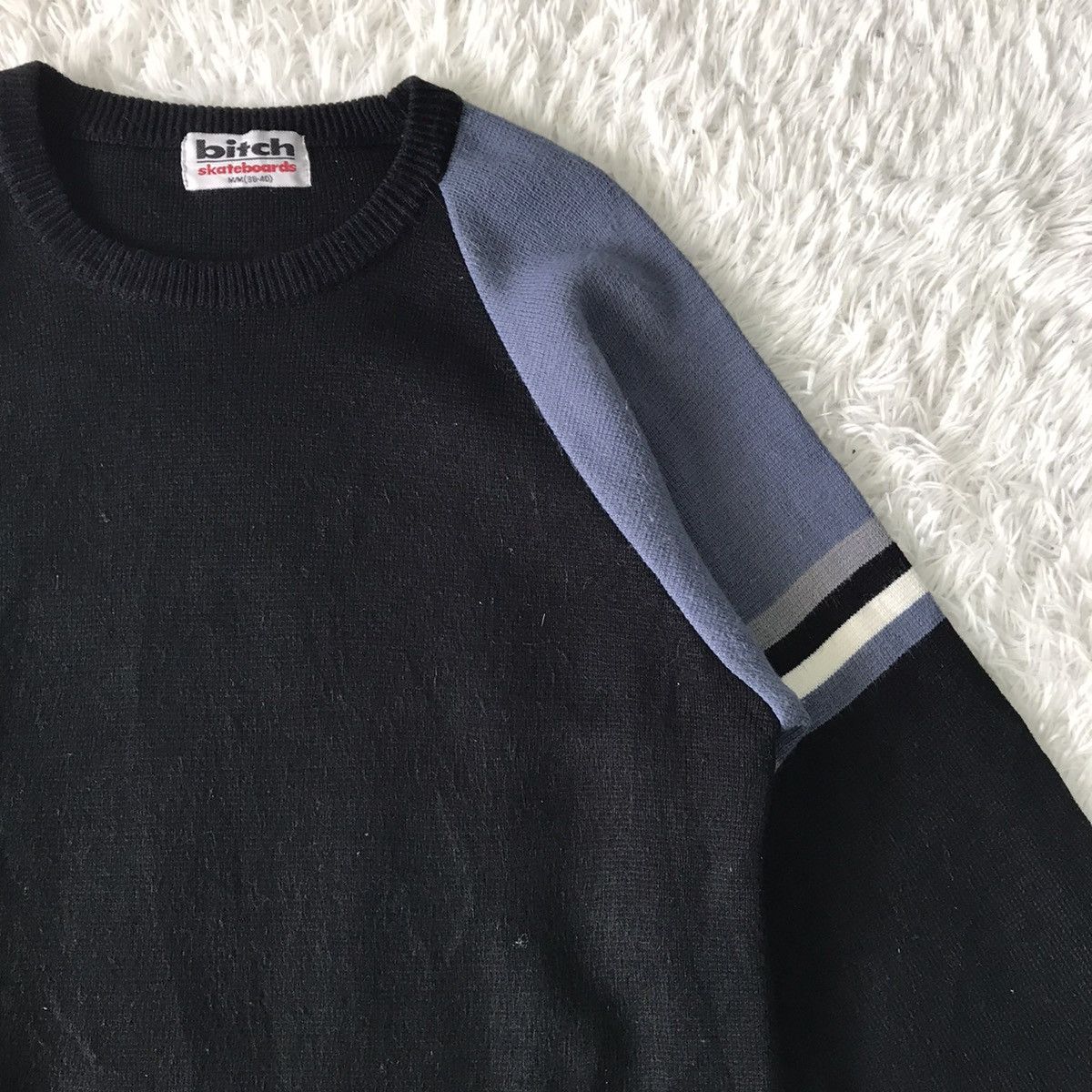 Vintage Vtg Bitch Skateboards Sweater Jumper/Sweatshirt Size US M / EU 48-50 / 2 - 5 Thumbnail