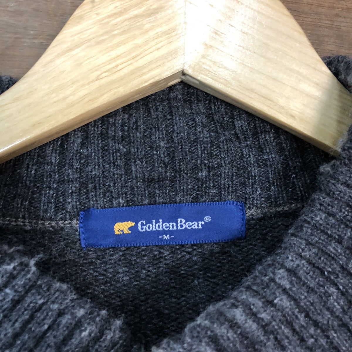 Golden Bear Golden Bear checkered distressed sweatshirt Knitwear #6815 Size US M / EU 48-50 / 2 - 8 Thumbnail