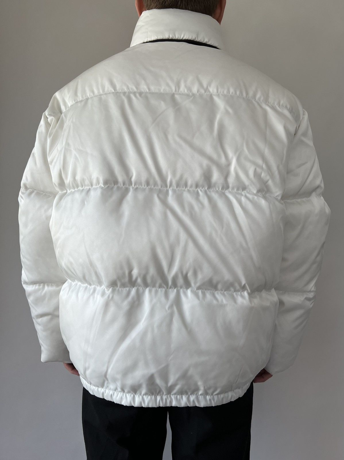 Prada Prada Re-Nylon cropped puffer jacket Size US XL / EU 56 / 4 - 7 Thumbnail