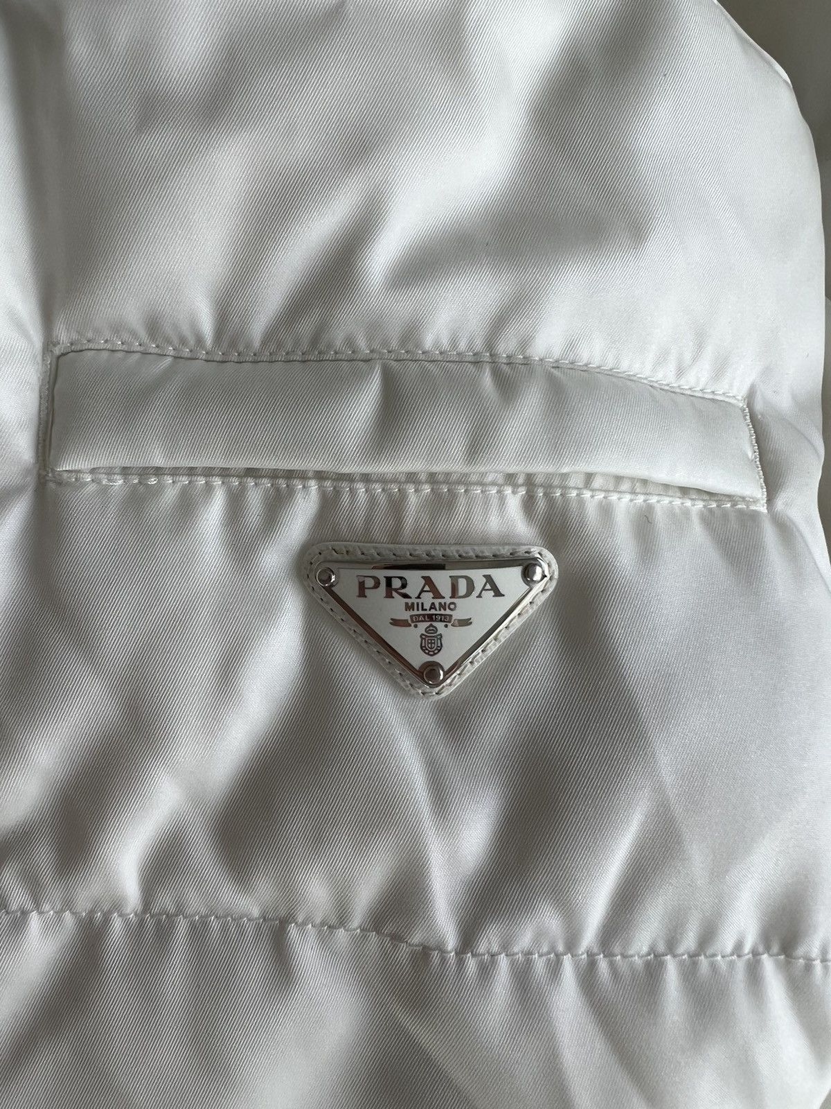 Prada Prada Re-Nylon cropped puffer jacket Size US XL / EU 56 / 4 - 18 Thumbnail