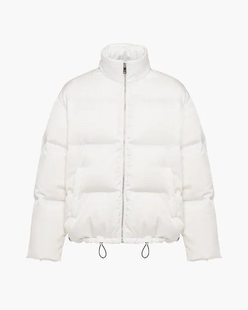 Prada Prada Re-Nylon cropped puffer jacket Size US XL / EU 56 / 4 - 2 Thumbnail
