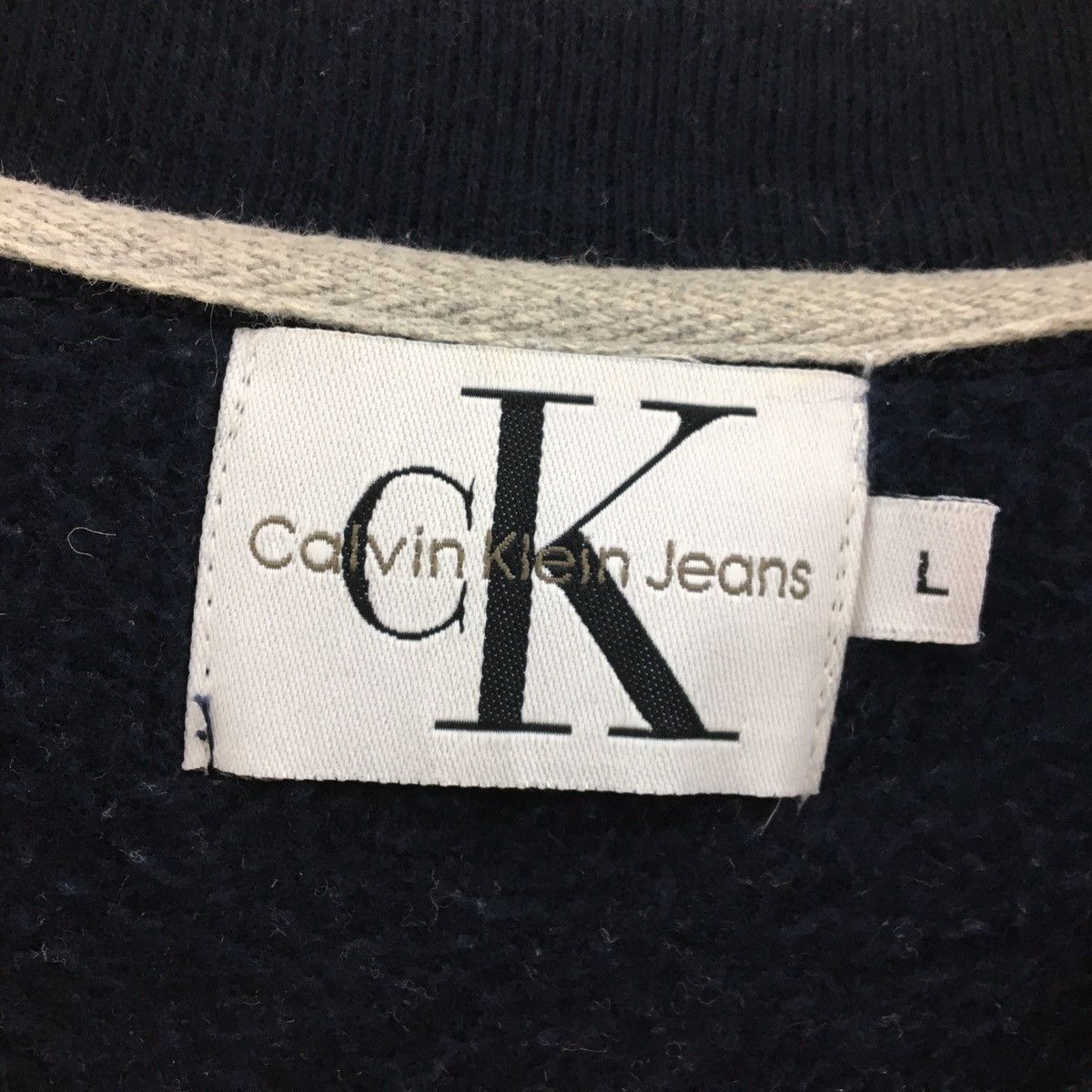 Calvin Klein Vintage 90s Calvin Klein Sweatshirt Big Logo Size US L / EU 52-54 / 3 - 8 Thumbnail