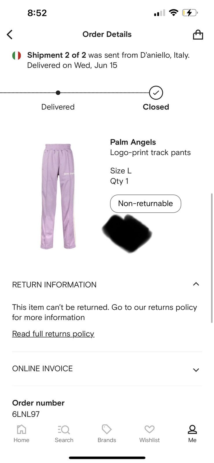 Palm Angels Palm Angels Logo-Print Track Pants Size US 34 / EU 50 - 7 Thumbnail