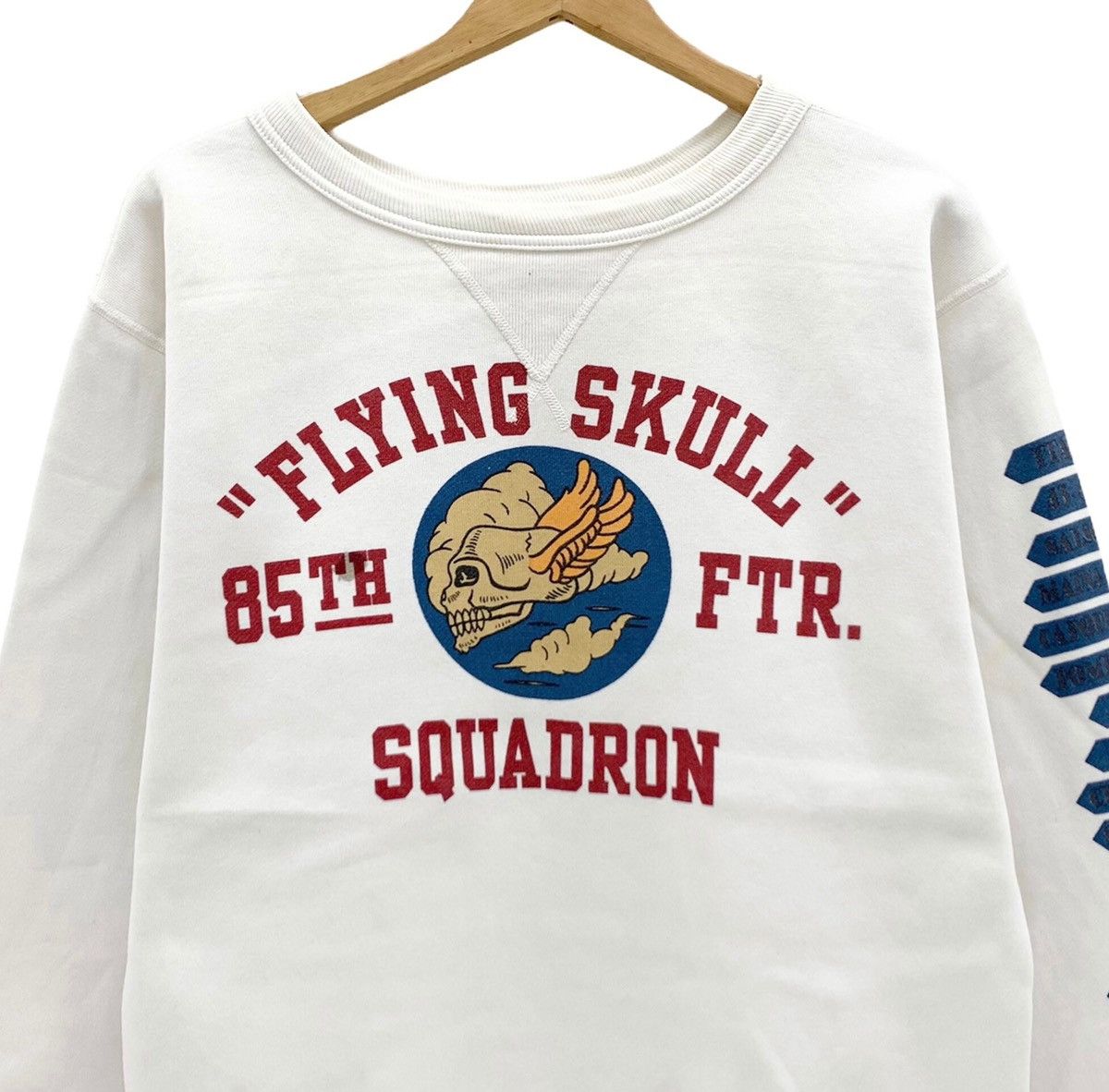 Buzz Rickson's × Vintage Vintage Buzz Ricksons Flying Skull Squadron Us Army Size M / US 6-8 / IT 42-44 - 5 Thumbnail