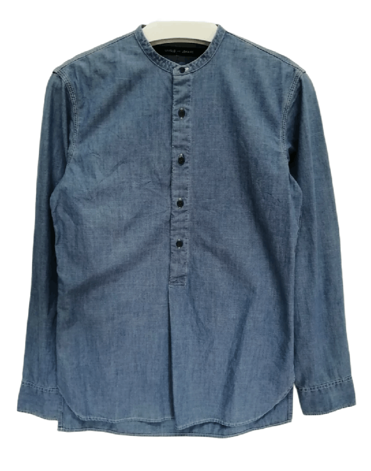 Lemaire × Uniqlo LEMAIRE x UNIQLO Chambray Shirt - Size S Size US S / EU 44-46 / 1 - 1 Thumbnail
