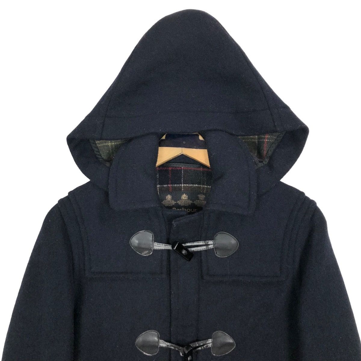 Barbour Vintage Barbour Hooded Duffle Coat Size L / US 10 / IT 46 - 7 Thumbnail