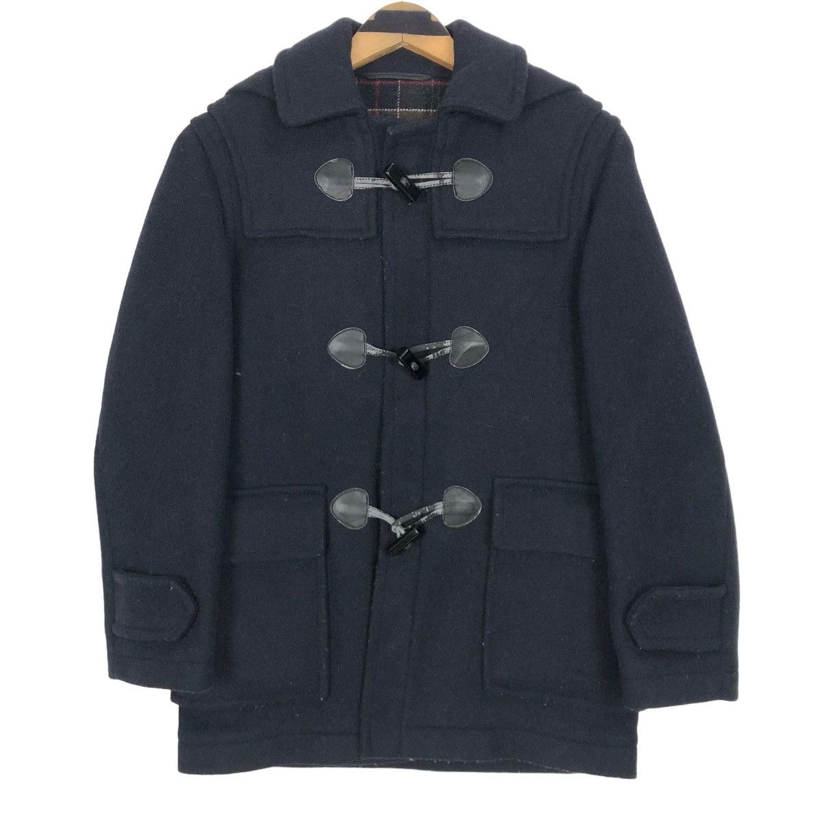 Vintage Barbour Hooded Duffle Coat