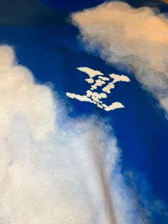 Louis Vuitton Cloud Monogram White Light blue Polyester ref.998788 - Joli  Closet