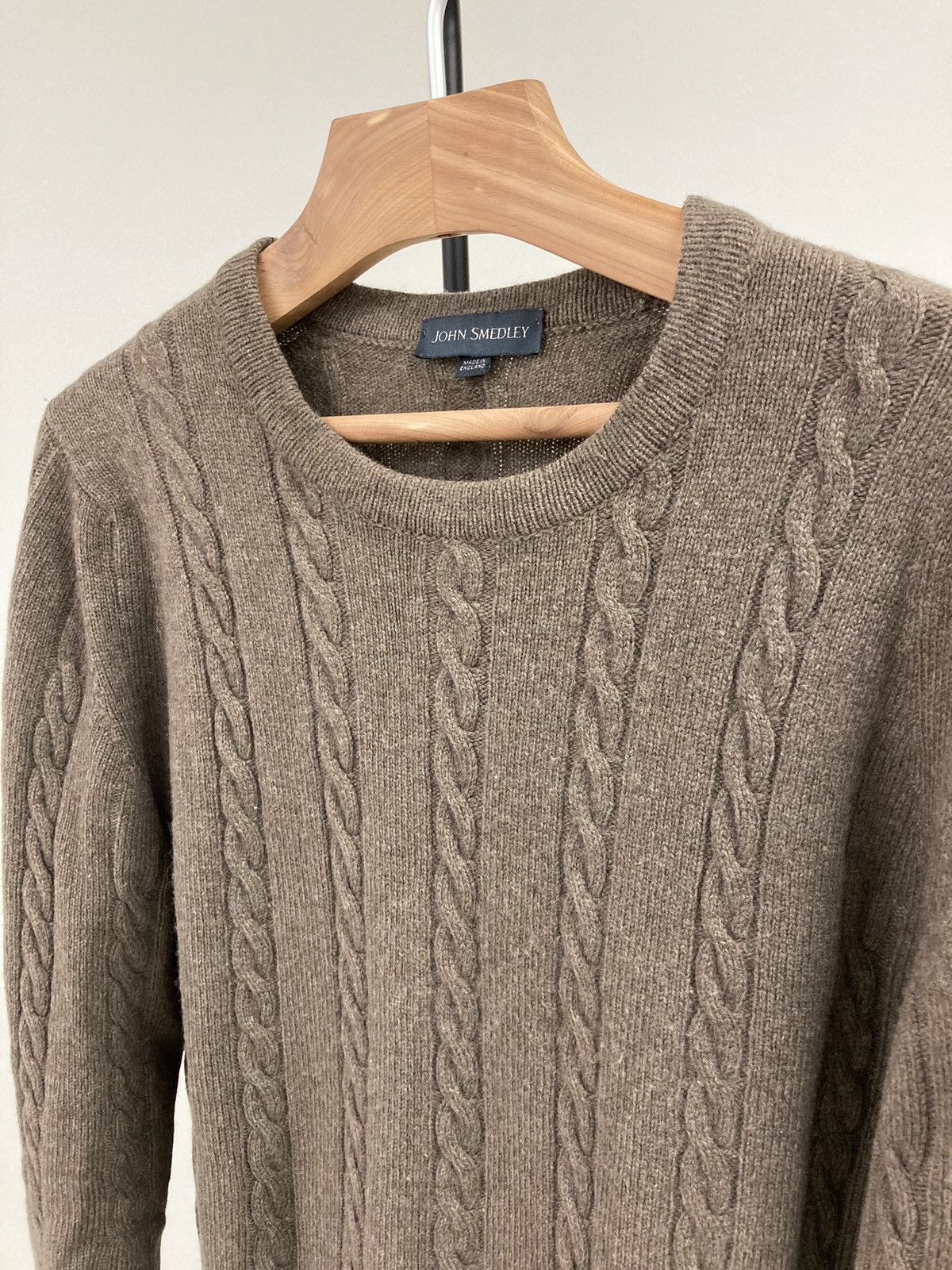 John Smedley Made in UK Cable knitting sweaters Size US M / EU 48-50 / 2 - 2 Thumbnail
