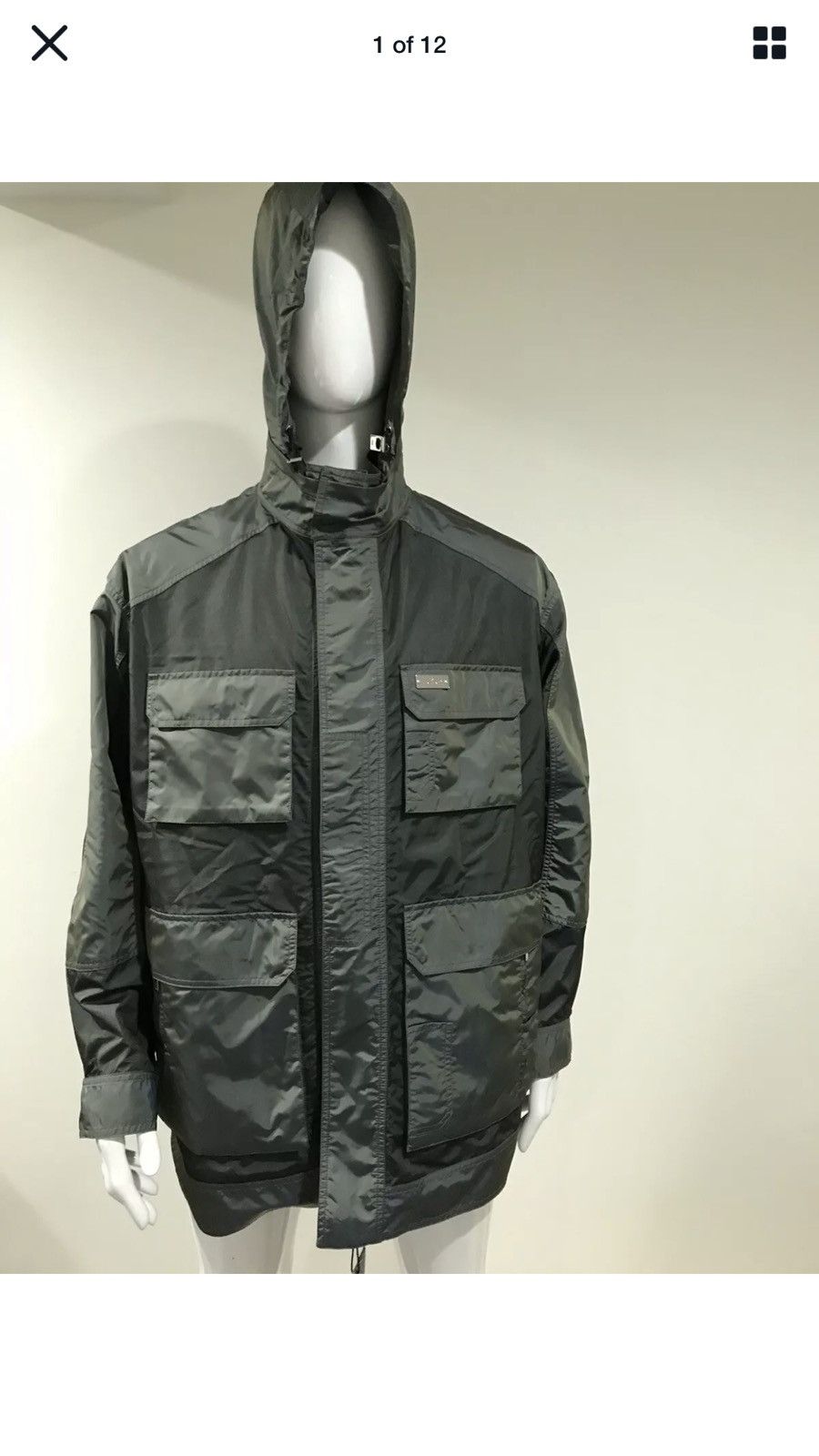 Dior Dior Homme men’s reversible raincoat. 54/XL. 4800 Size US L / EU 52-54 / 3 - 1 Thumbnail