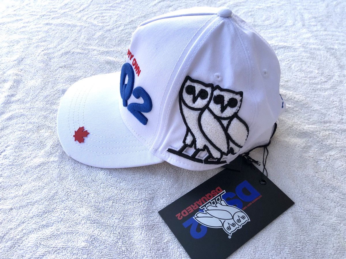 Drake BRAND NEW OVO x DSQUARED2 II 2020 White HAT CAP Size ONE SIZE - 2 Thumbnail