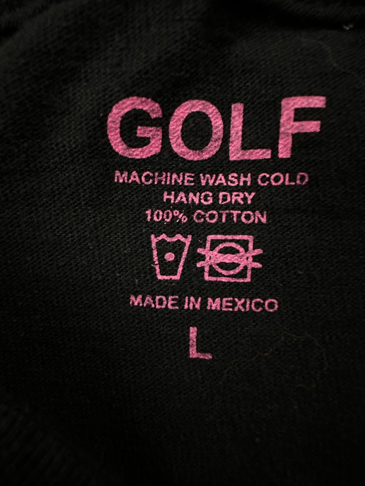 Golf Wang Golf Wang Camp Flog Gnaw Black Butterfly Logo Tee Sz. Large Size US L / EU 52-54 / 3 - 5 Thumbnail