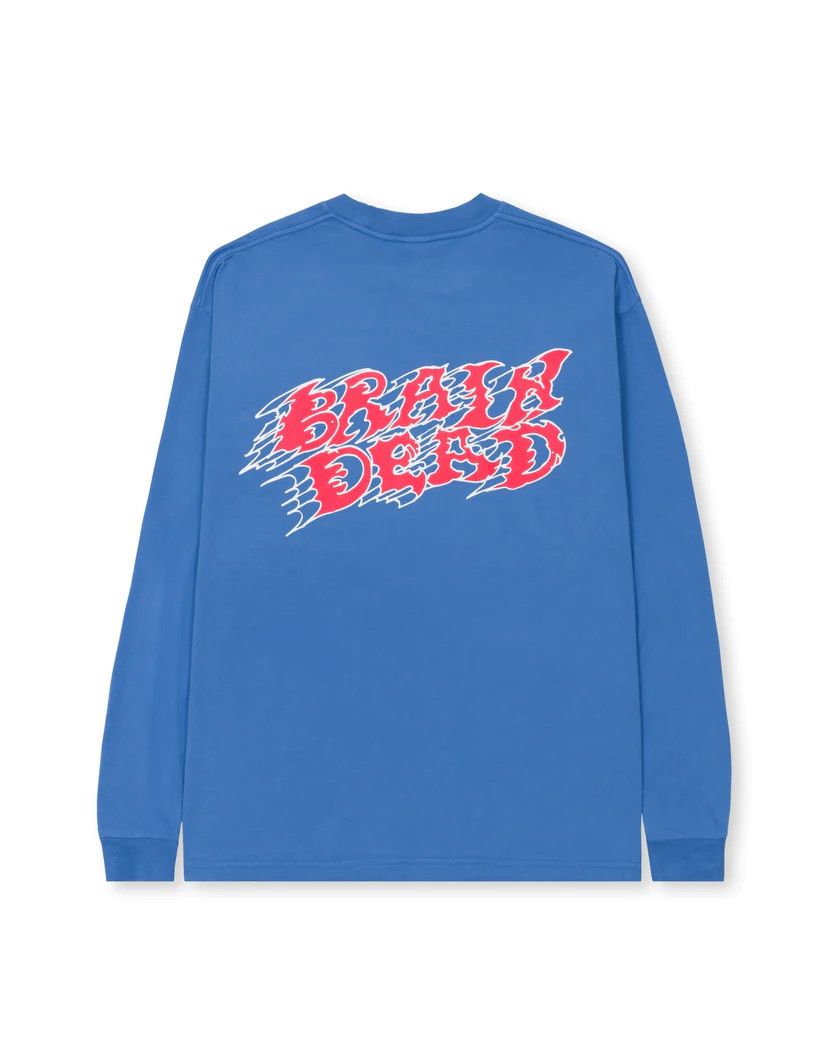 Brain Dead Brain Dead SUMMONER LONG SLEEVE TEE in CHINA BLUE / M Size US M / EU 48-50 / 2 - 2 Thumbnail