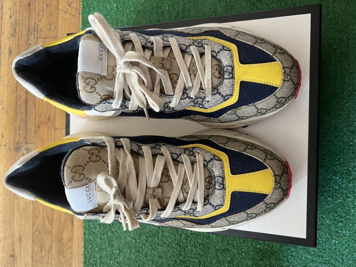Gucci Gucci Rhyton GG Sneaker Beige Ebony | Grailed