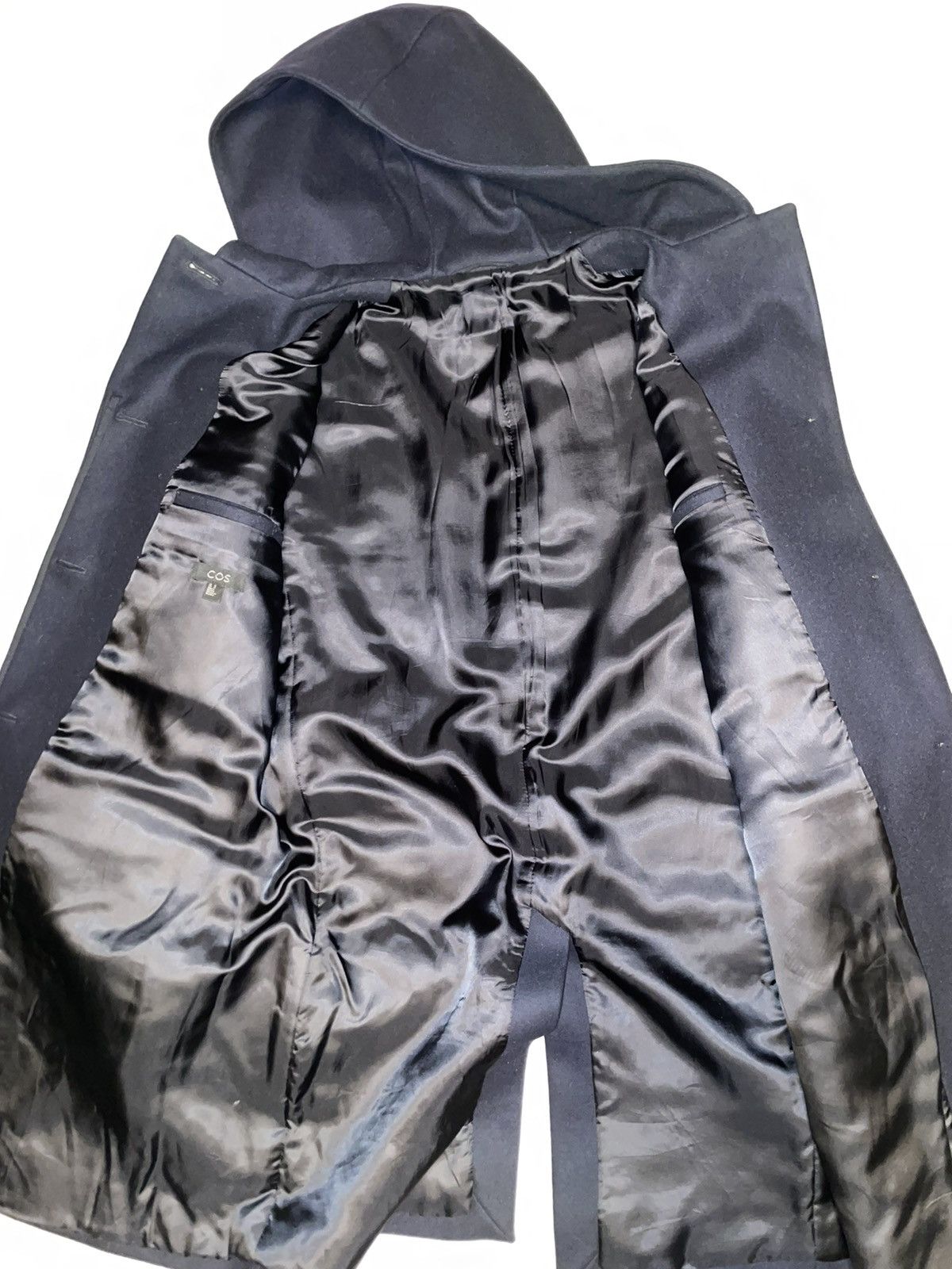 Cos COS Blue Coat - Old Celine/Jil Sander style Size XL / US 12-14 / IT 48-50 - 4 Thumbnail