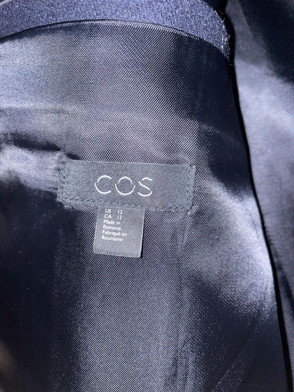Cos COS Blue Coat - Old Celine/Jil Sander style Size XL / US 12-14 / IT 48-50 - 3 Thumbnail