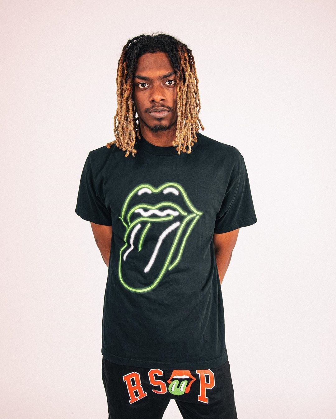 Rsvp Gallery × The Rolling Stones RSVP Gallery Stones Neon Logo Tee Size US XL / EU 56 / 4 - 3 Thumbnail