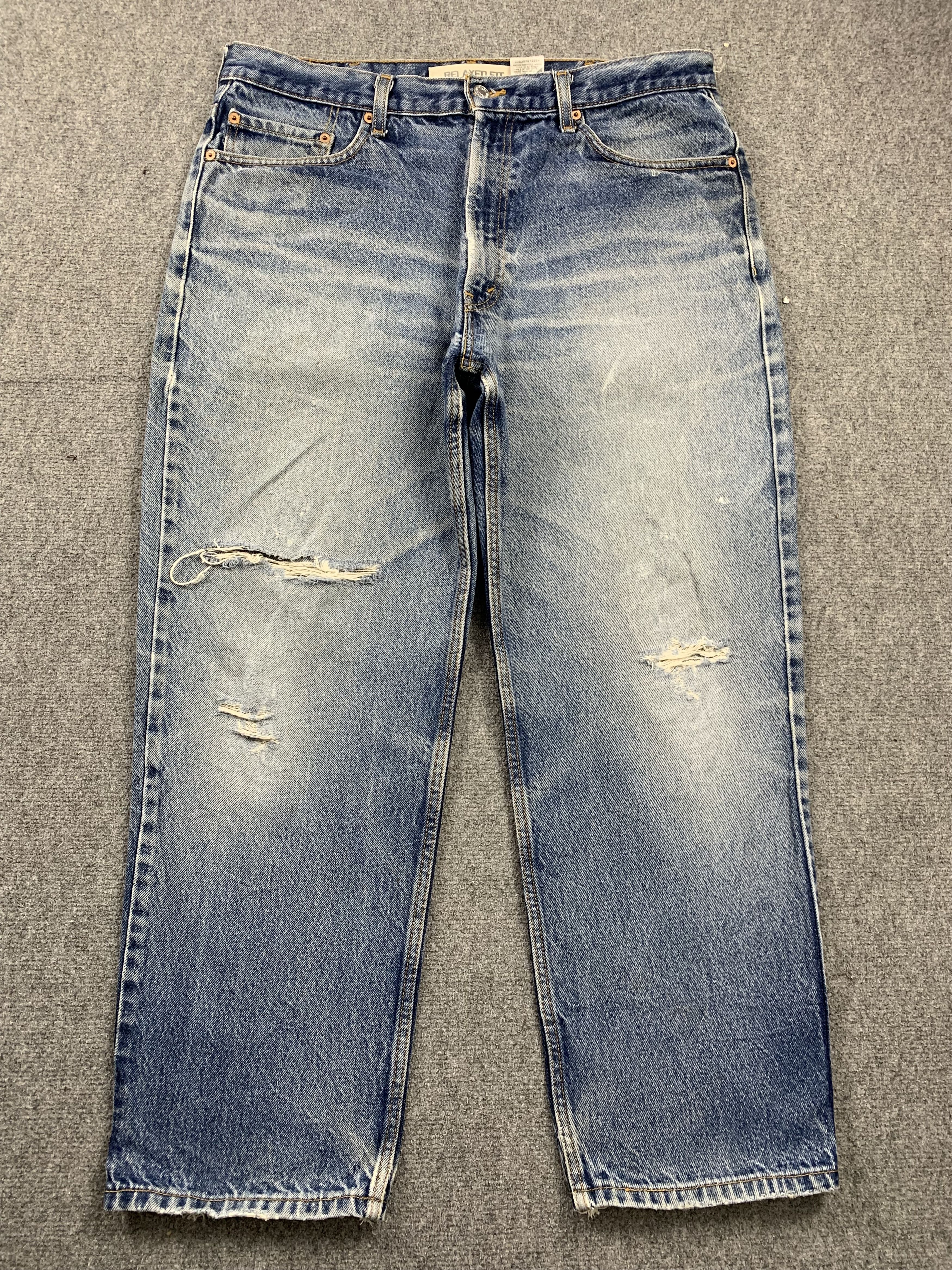 Levi's Vintage Levis 550 Faded Blue Jeans DP2149 Size US 34 / EU 50 - 1 Thumbnail
