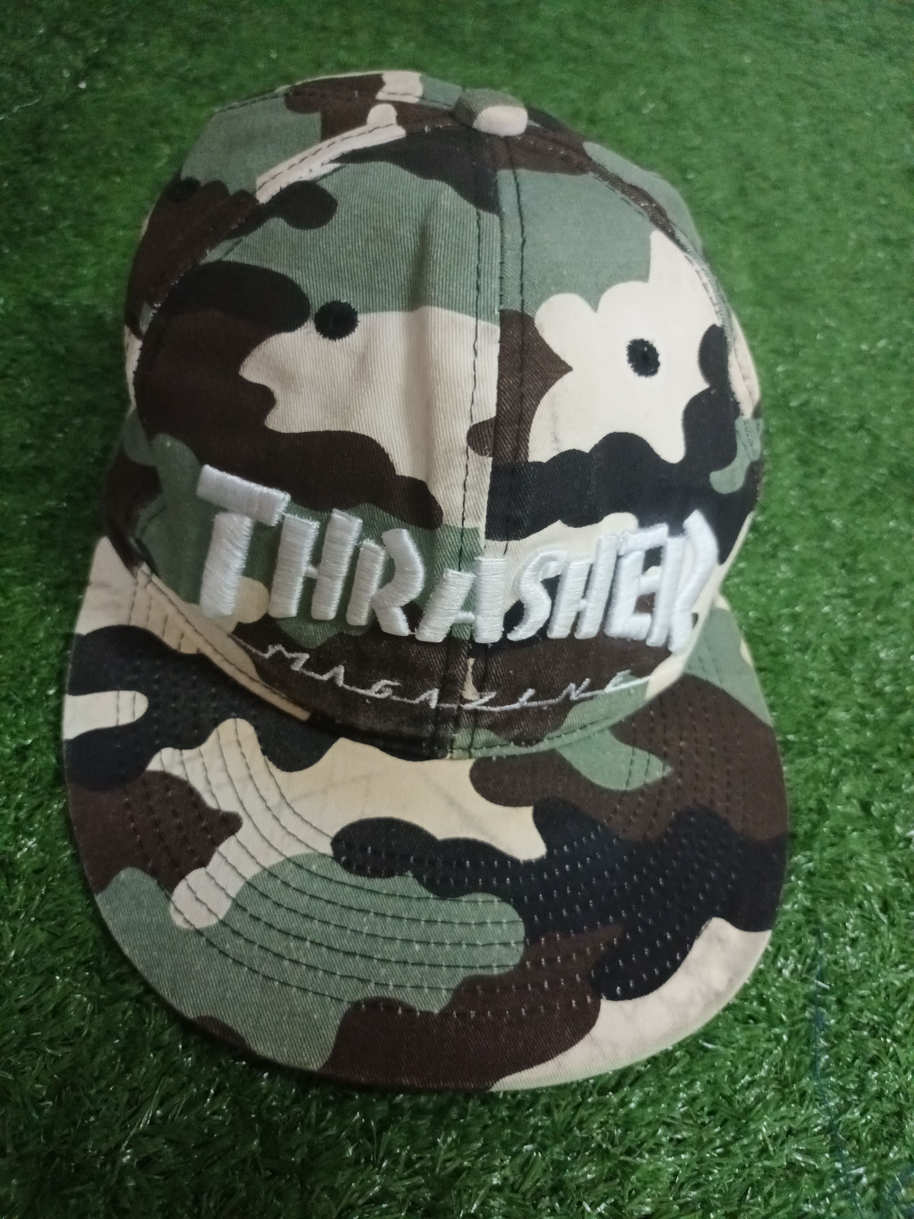 Thrasher Sale 🔥 THRASHER MEGAZINE CAMO DESIGN HAT 🔥 Size ONE SIZE - 1 Thumbnail