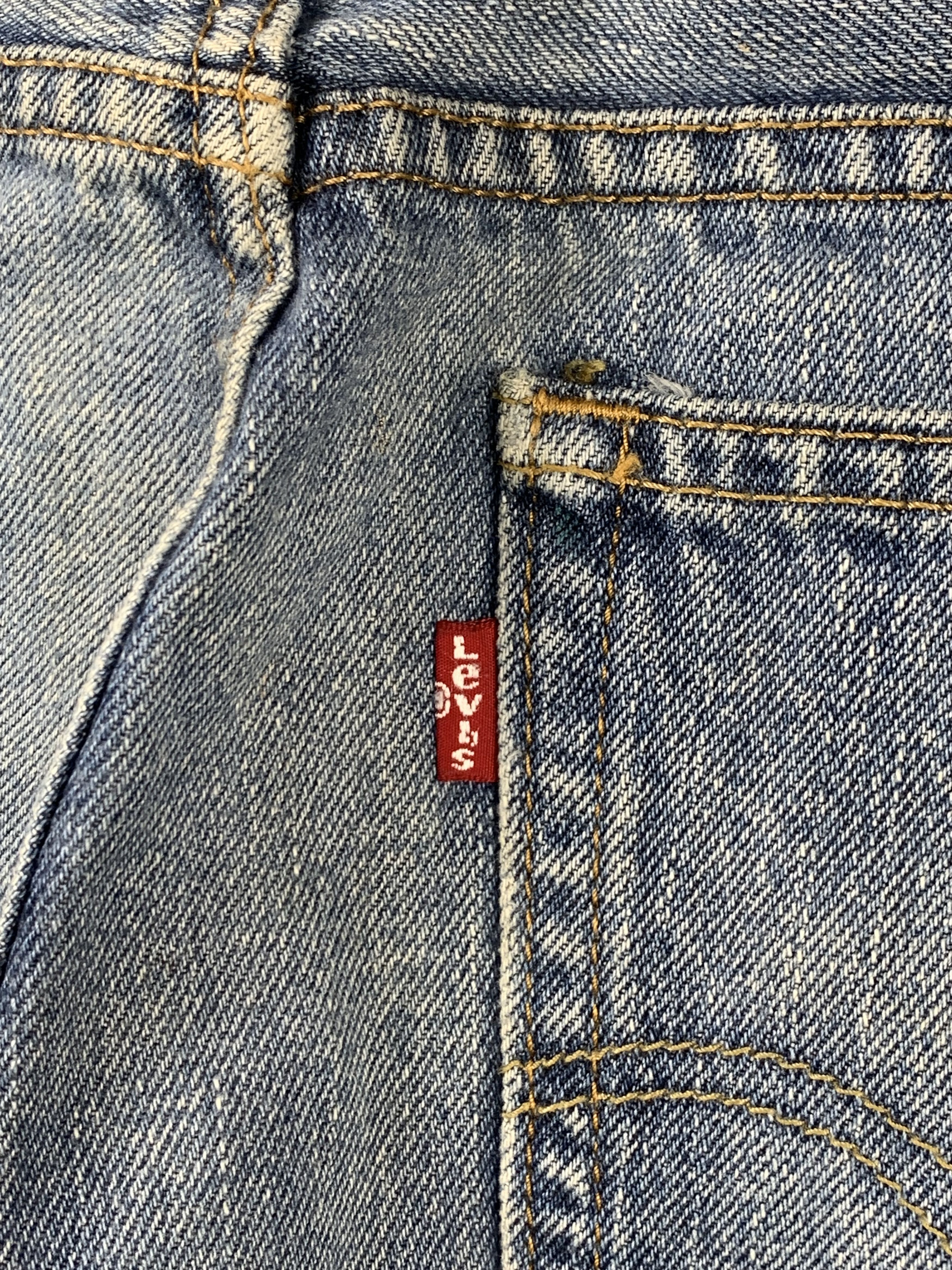 Levi's Vintage Levis 505 Faded Blue Jeans DP2150 Size US 37 - 4 Thumbnail