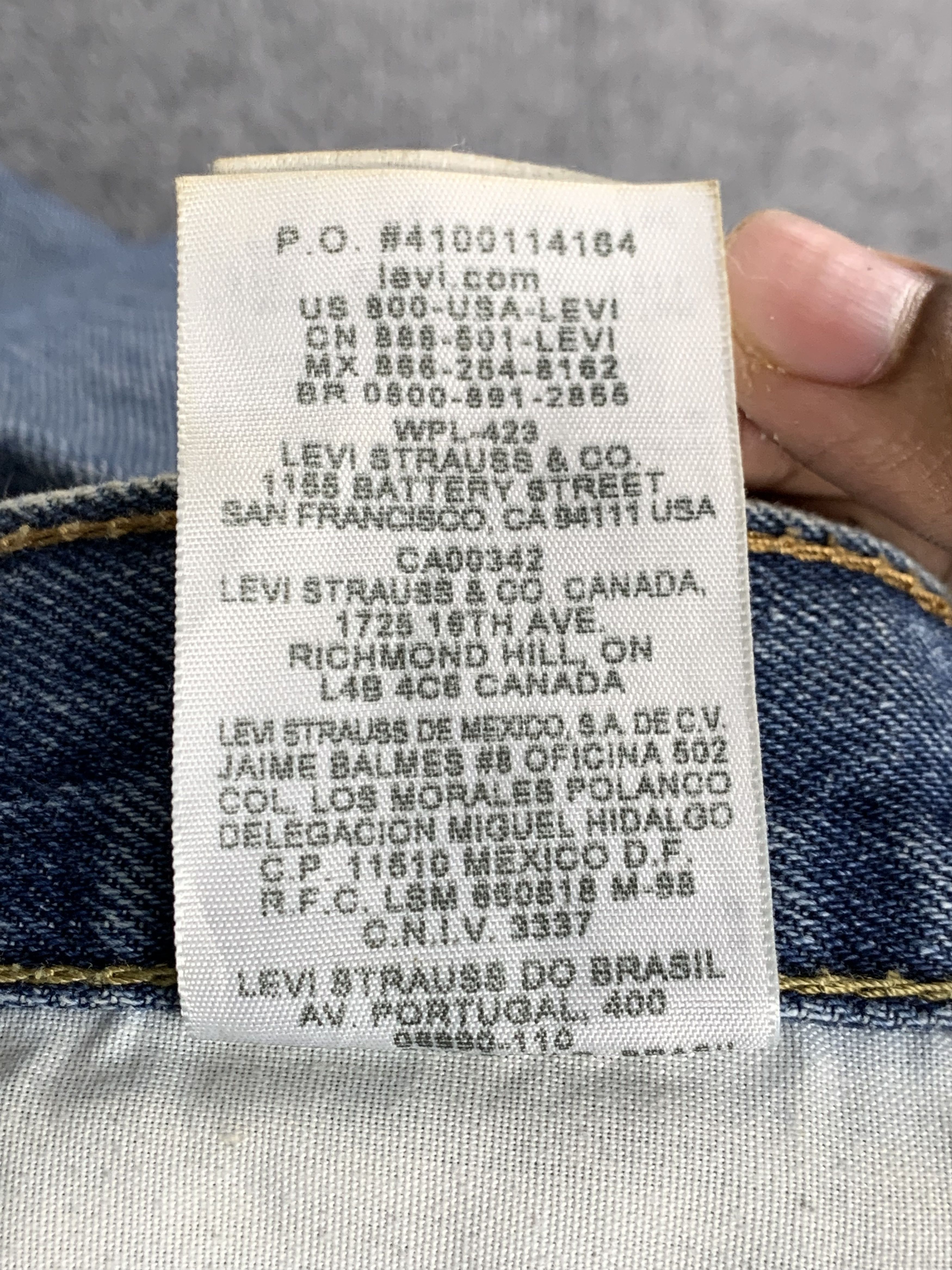 Levi's Vintage Levis 505 Faded Blue Jeans DP2150 Size US 37 - 5 Thumbnail