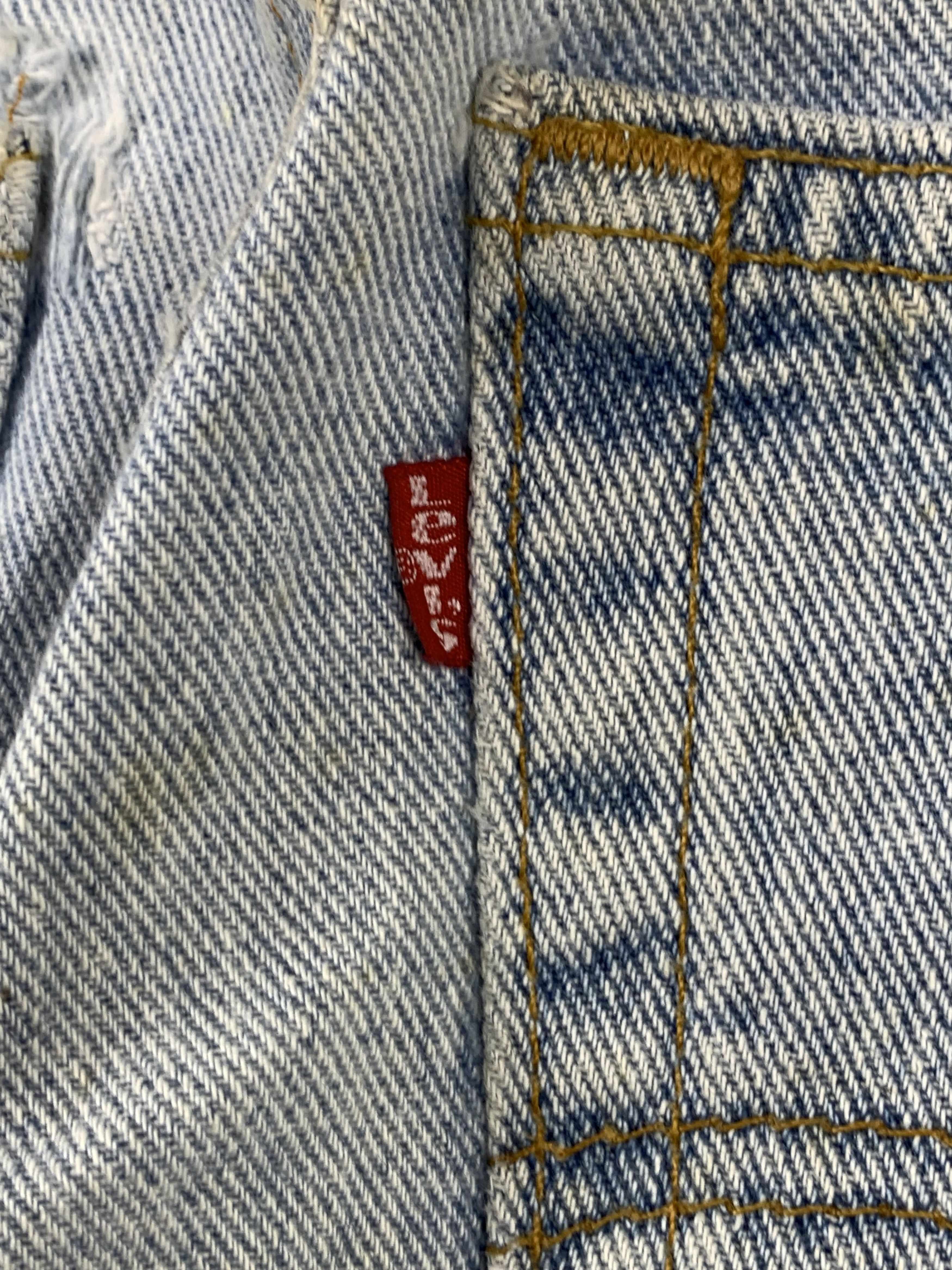 Levi's Vintage 90s Levis 550 Light Wash Jeans DP2151 Size US 36 / EU 52 - 6 Thumbnail