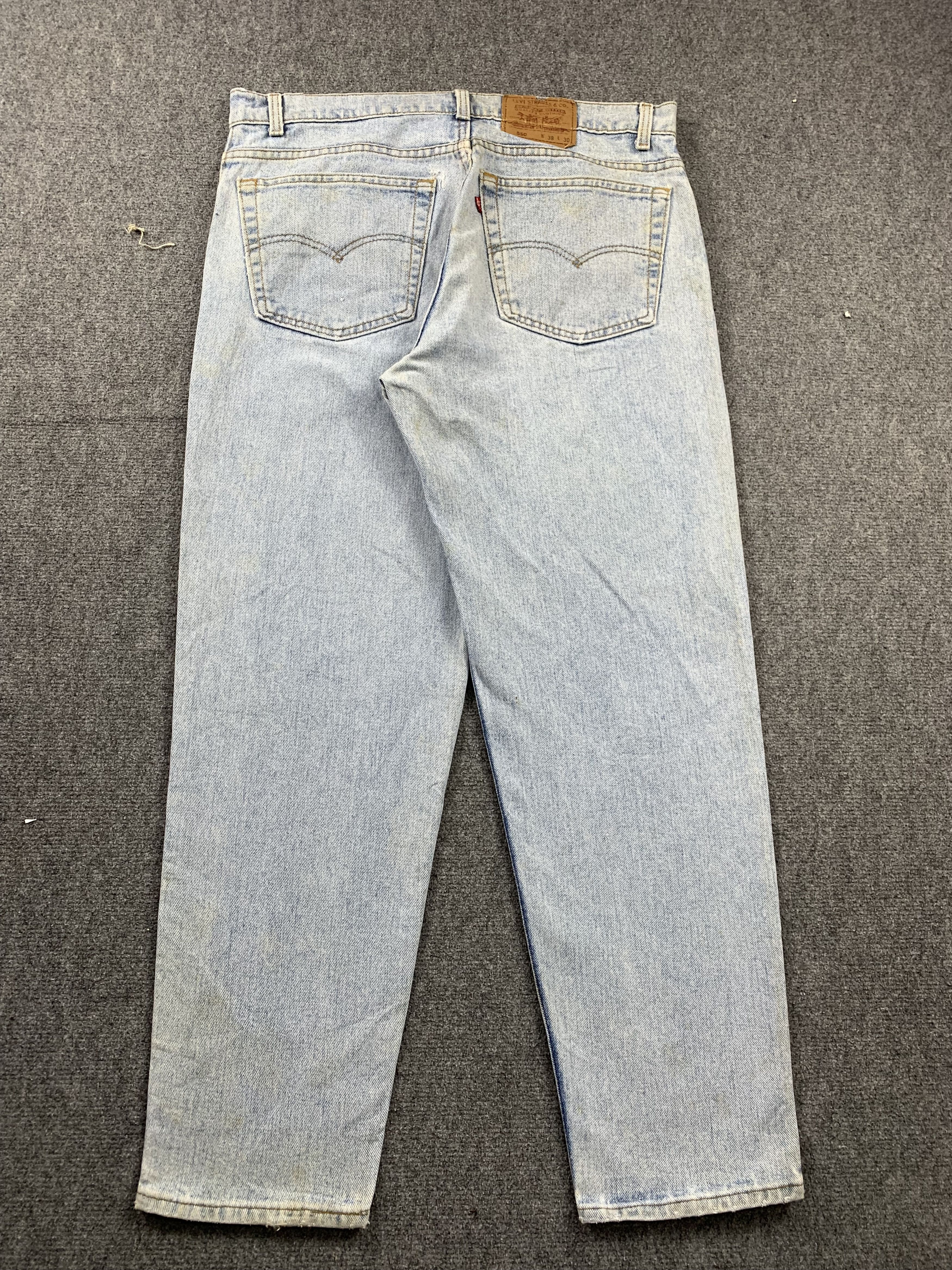 Levi's Vintage 90s Levis 550 Light Wash Jeans DP2151 Size US 36 / EU 52 - 3 Thumbnail