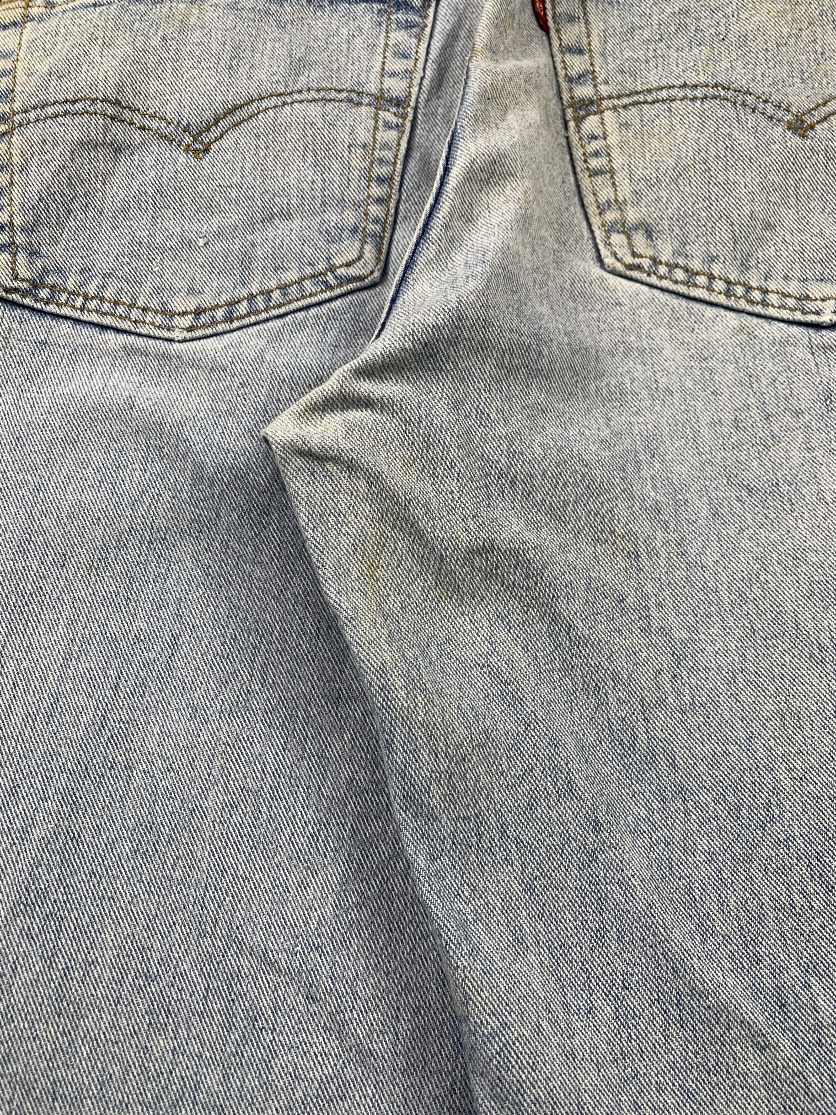 Levi's Vintage 90s Levis 550 Light Wash Jeans DP2151 Size US 36 / EU 52 - 15 Thumbnail
