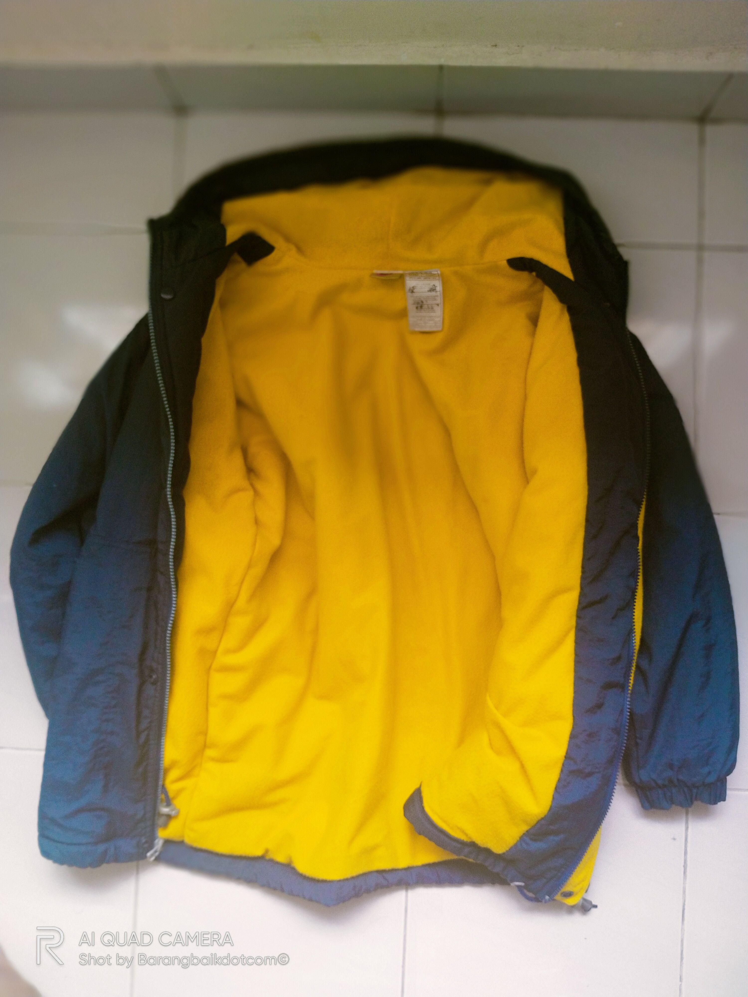 Nike × Vintage Vintage 90s Nike big swoosh embroidery hoodie size M Size US M / EU 48-50 / 2 - 7 Thumbnail