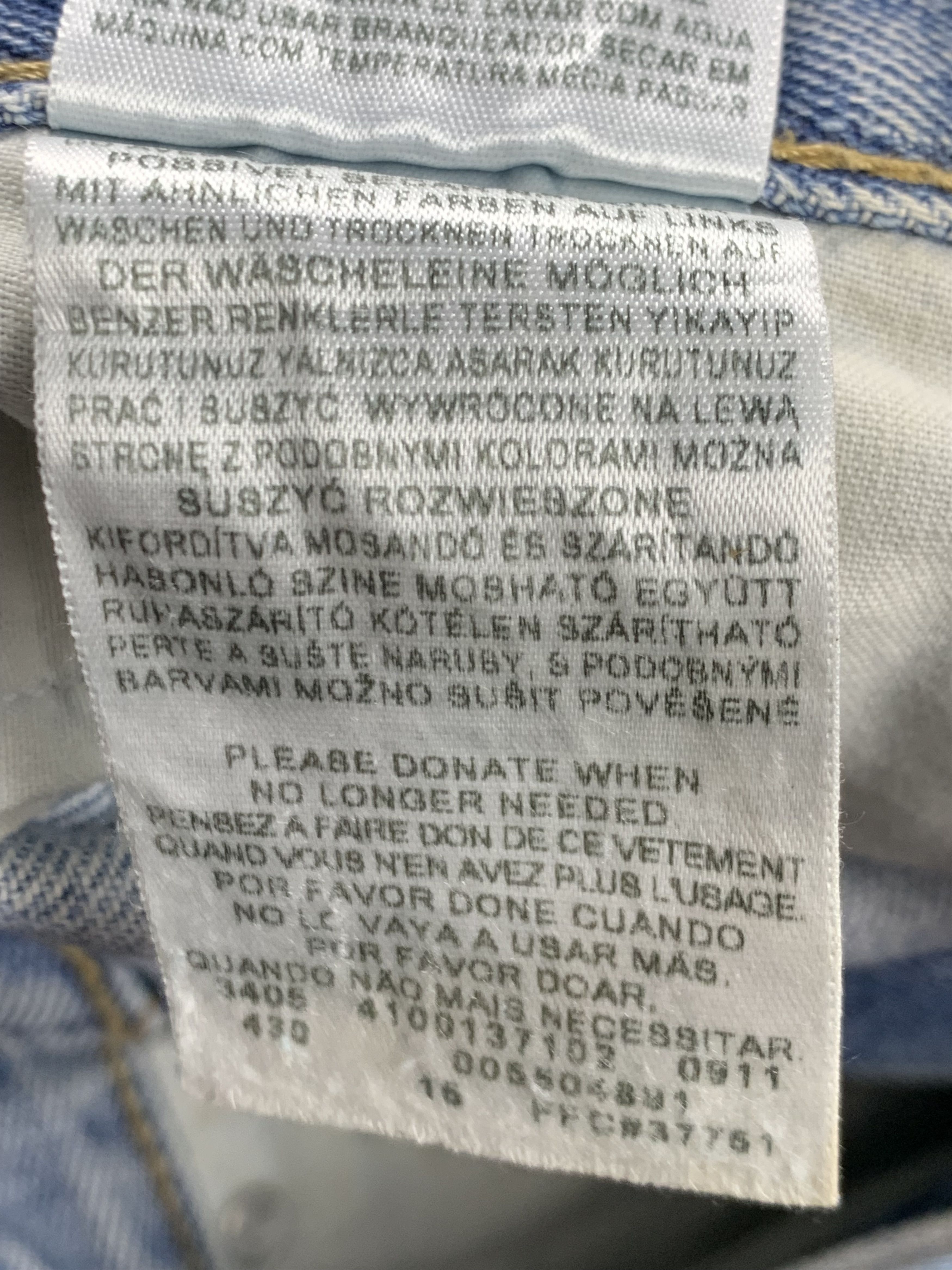 Levi's Vintage Levis 550 Faded Blue Jeans DP2153 Size US 34 / EU 50 - 8 Thumbnail