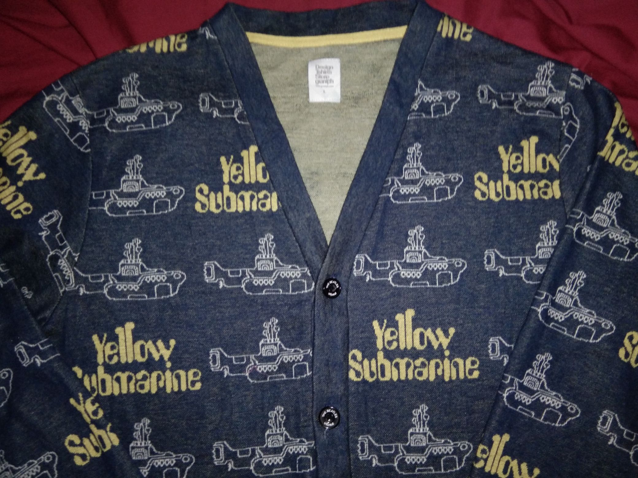Japanese Brand Graniph x The Beatles Yellow Submarine cardigan sweater Size US M / EU 48-50 / 2 - 1 Thumbnail