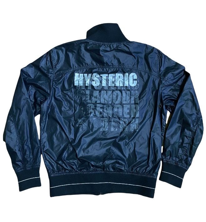 ジャケット・アウター HYSTERIC GLAMOUR L-2 NYLON JACKET Hysteric Glamour Hooded Nylon Racing Jacket in Red Size Free